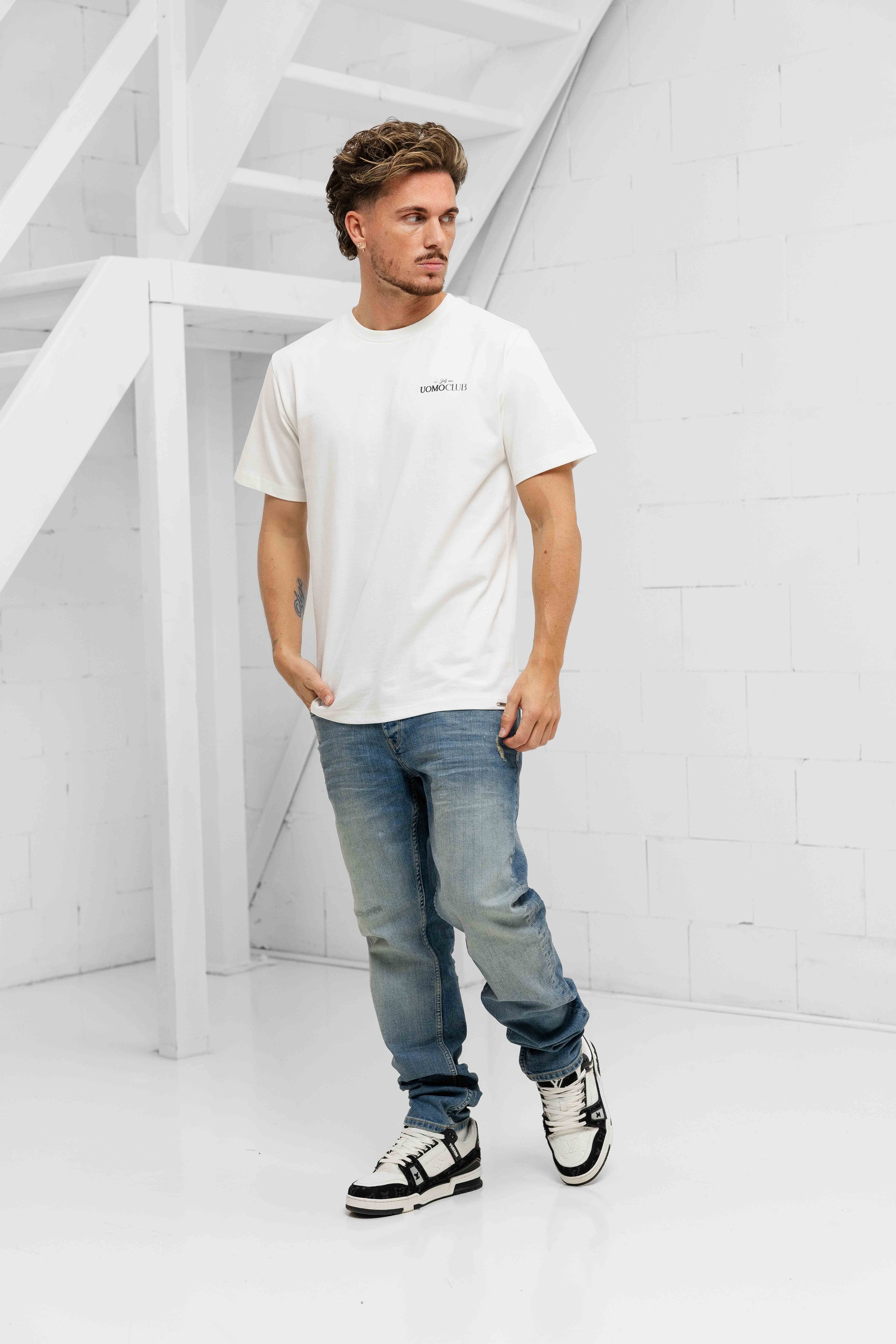 Club T-shirt Heren Off-White