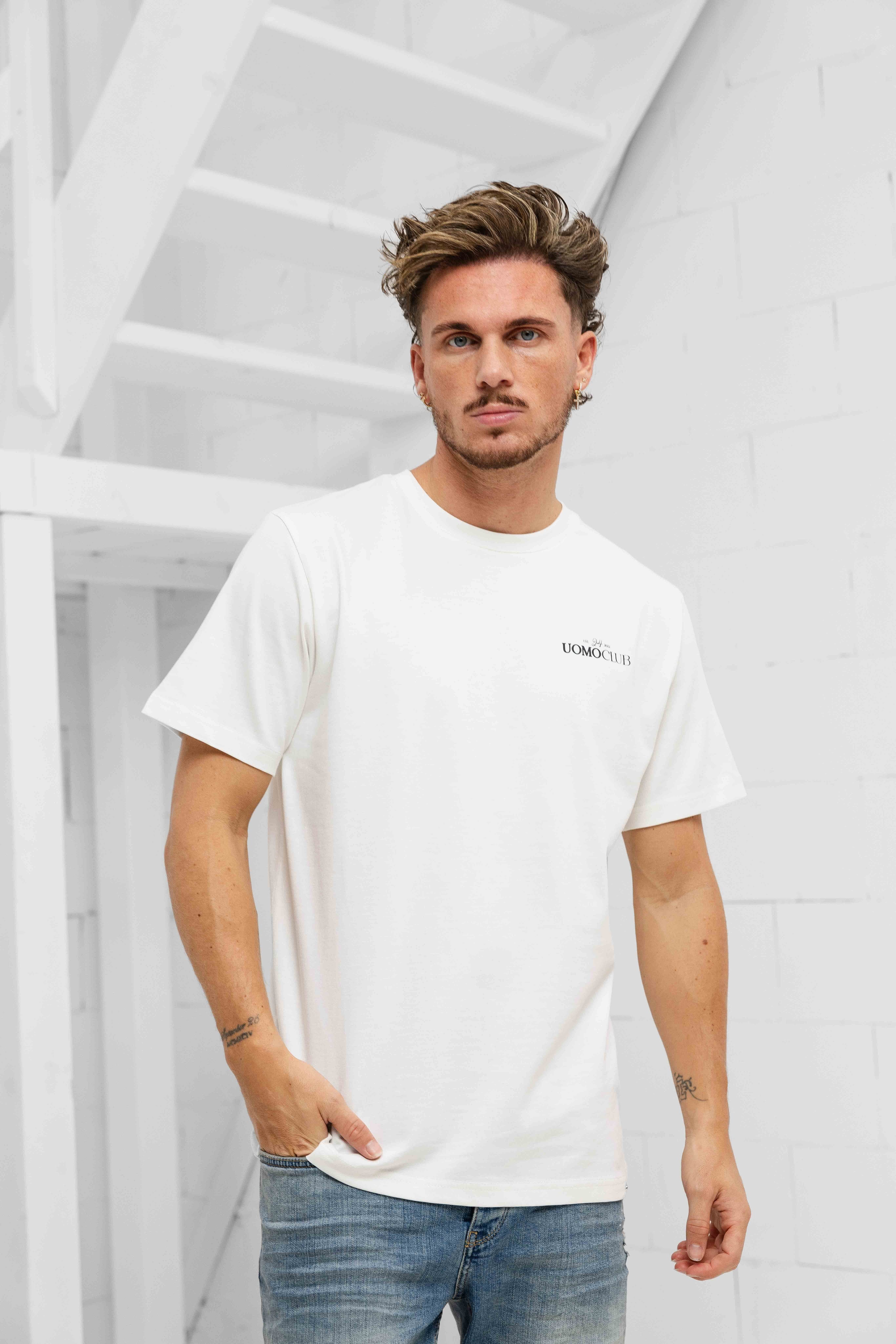Club T-shirt Heren Off-White