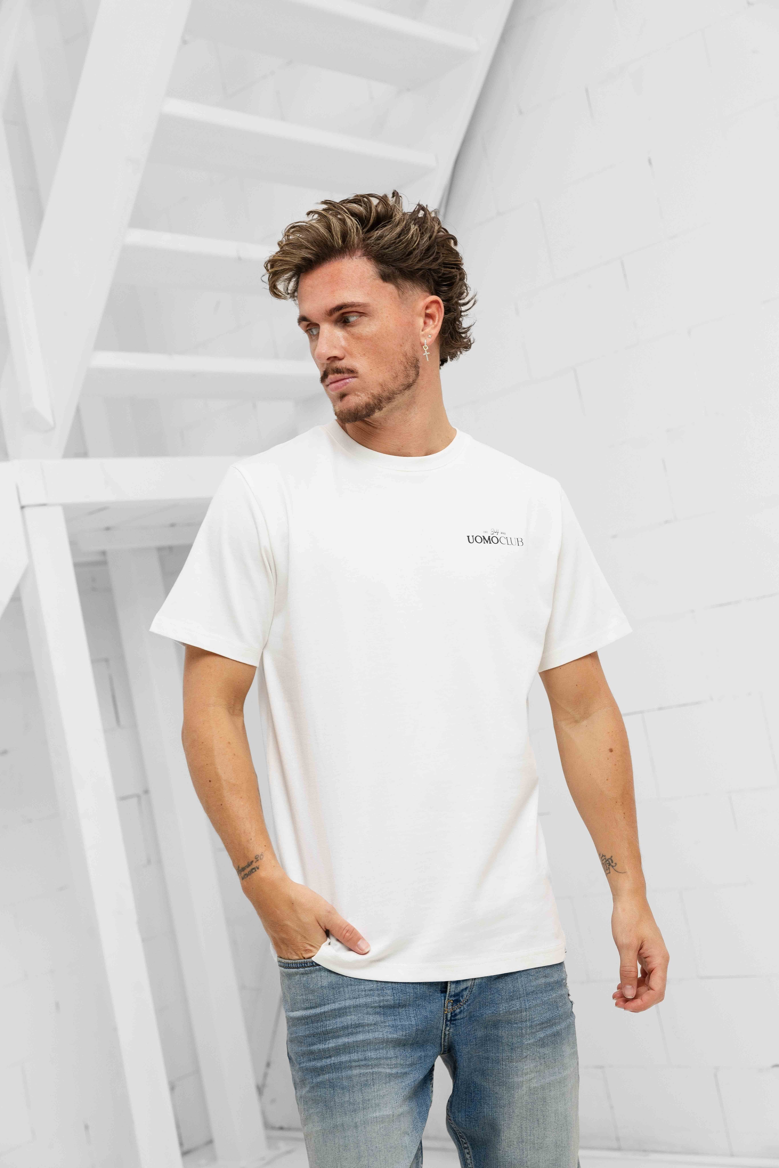 Club T-shirt Heren Off-White