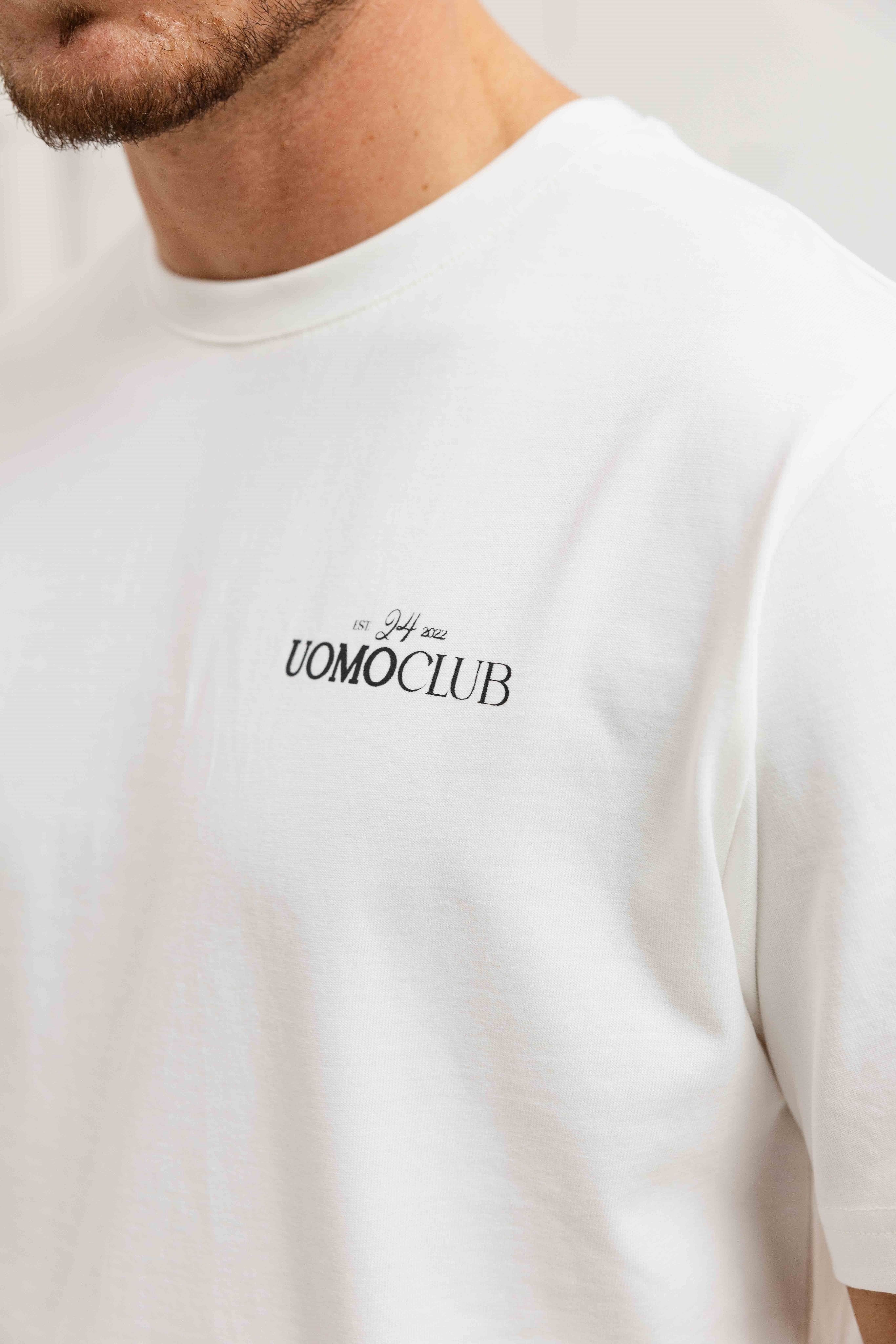 Club T-shirt Heren Off-White