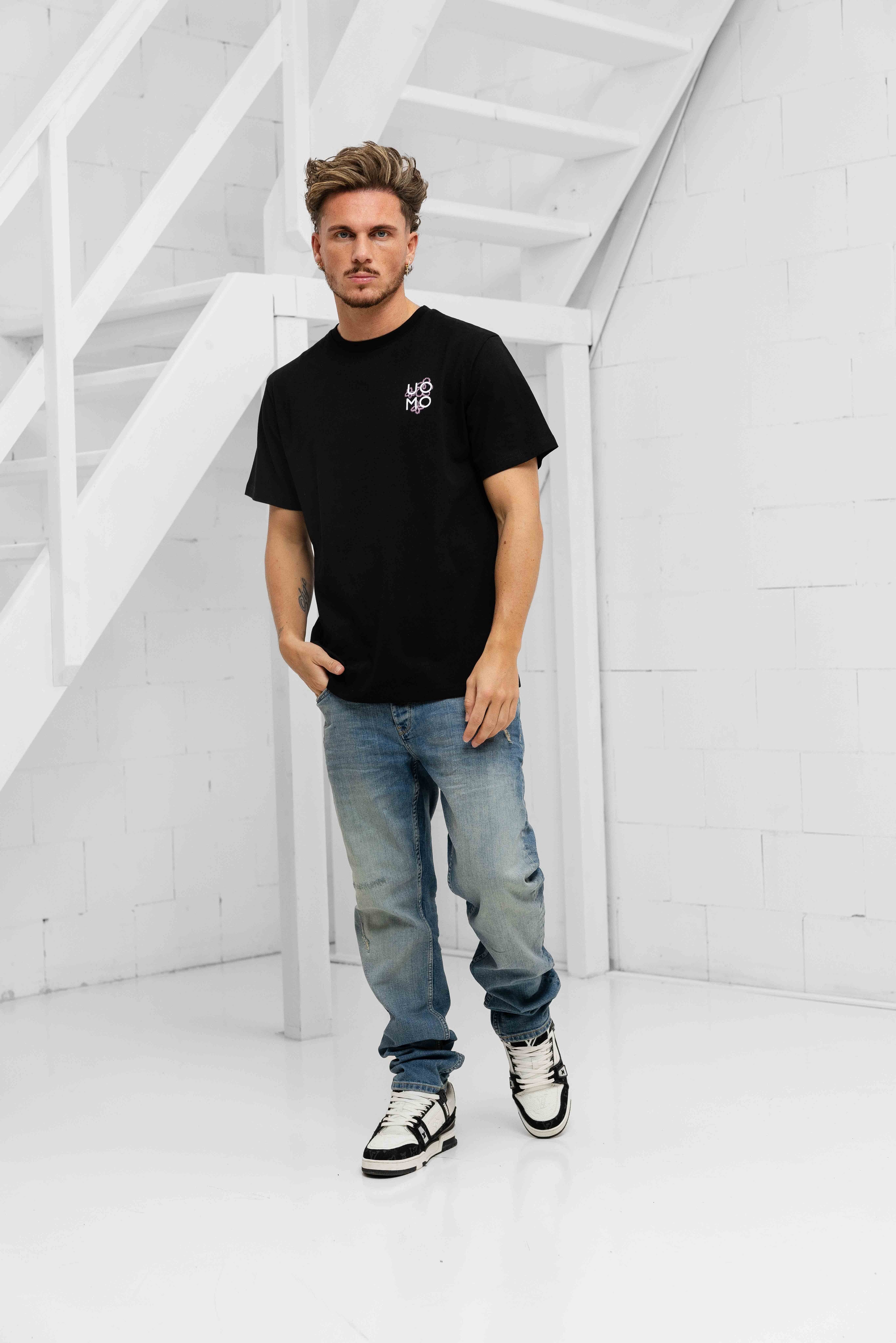 Flora 2.0 T-shirt Heren Zwart