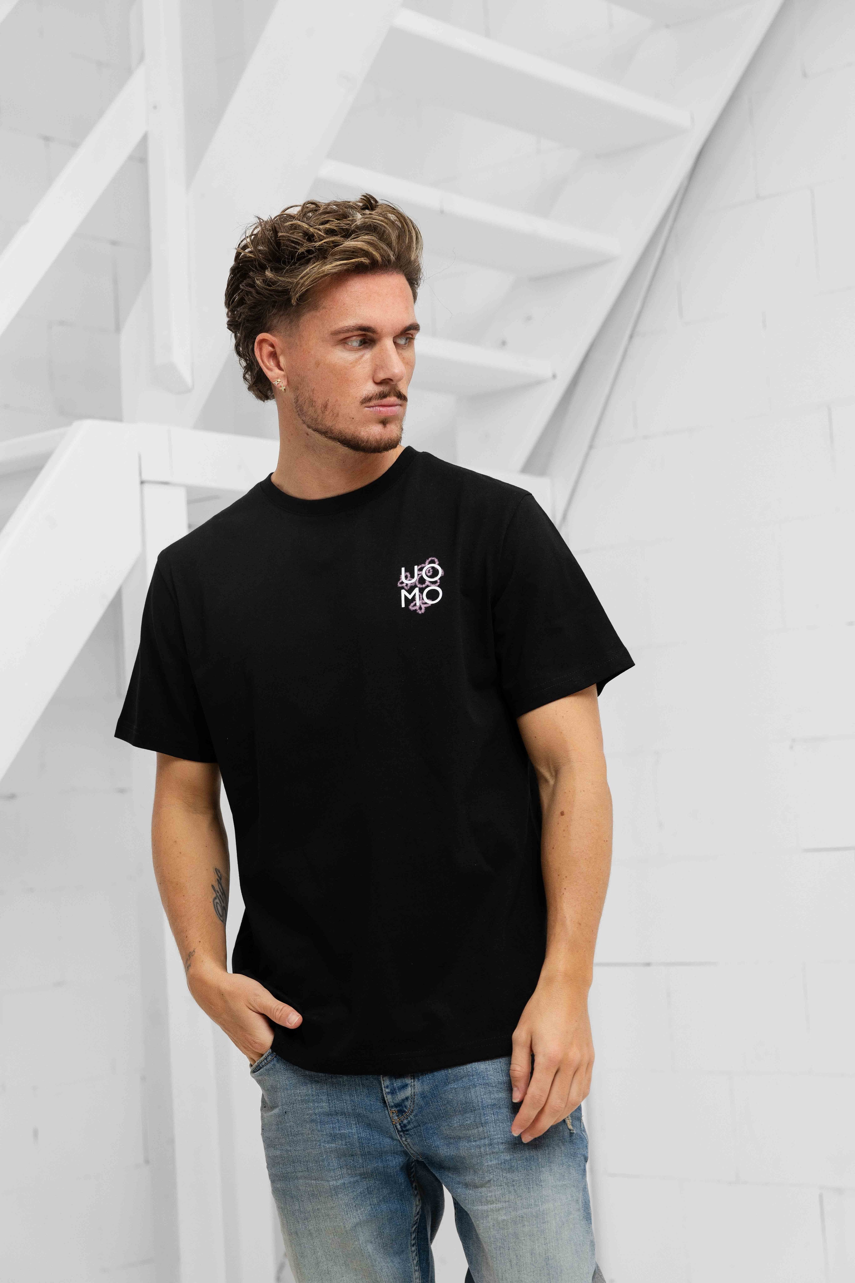 Flora 2.0 T-shirt Heren Zwart