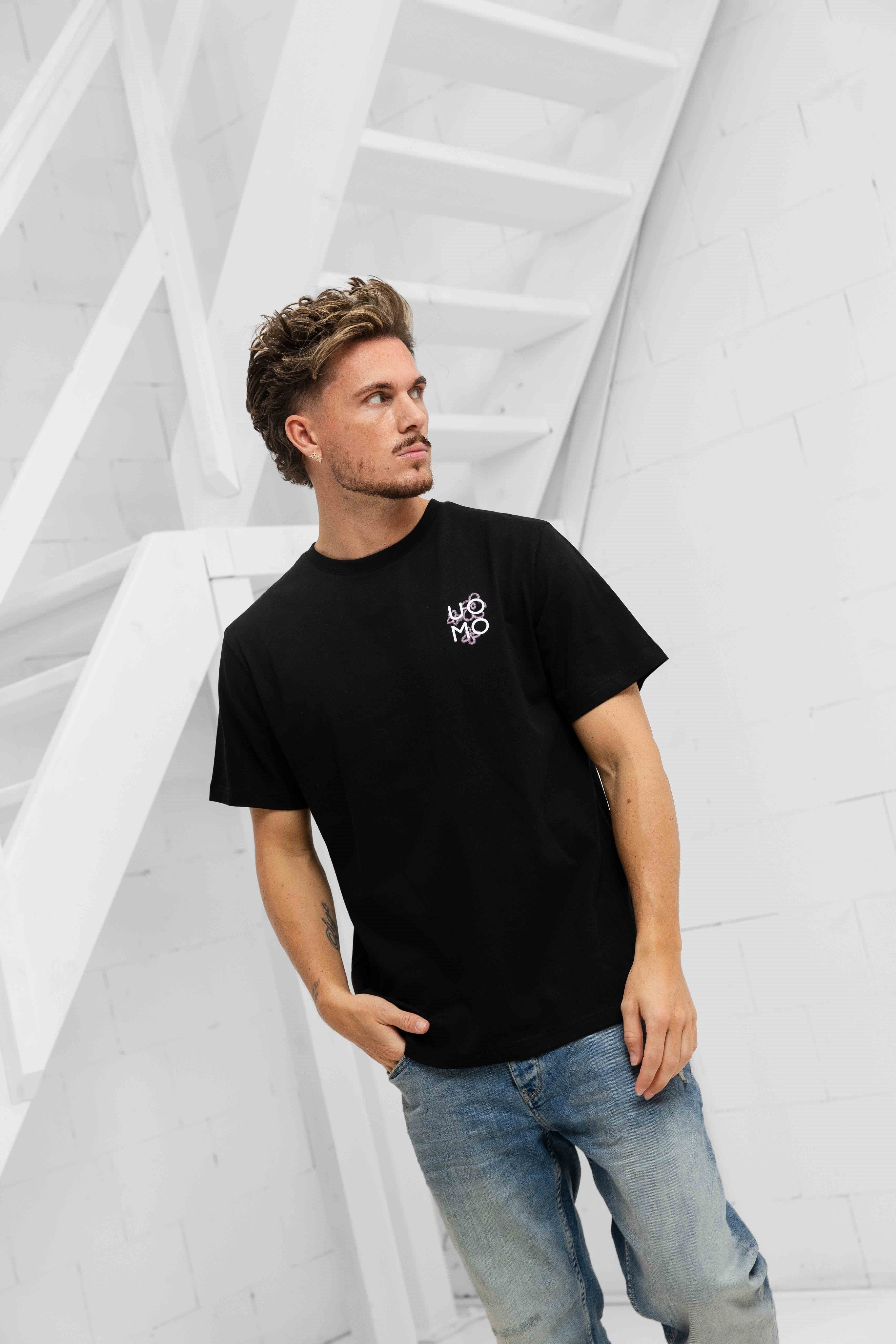 Flora 2.0 T-shirt Heren Zwart