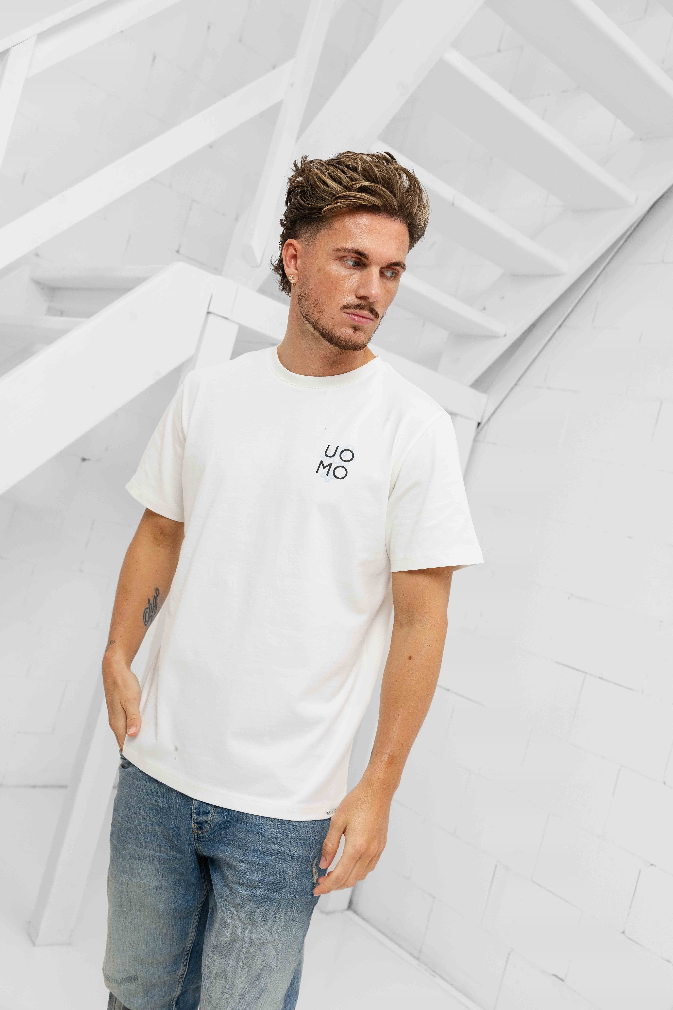 Flora 2.0 T-shirt Heren Off-White