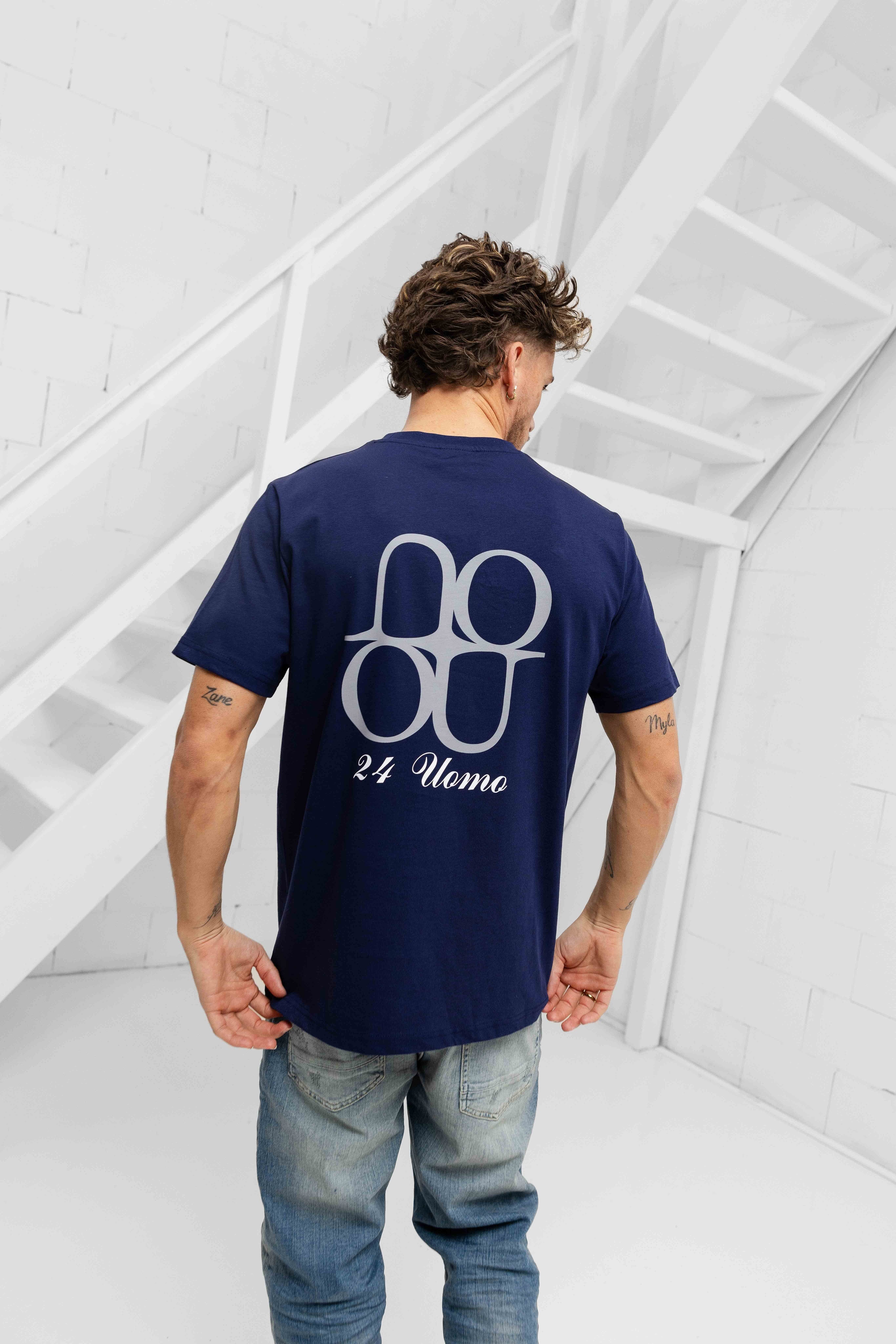 Symbol T-shirt Heren Navy