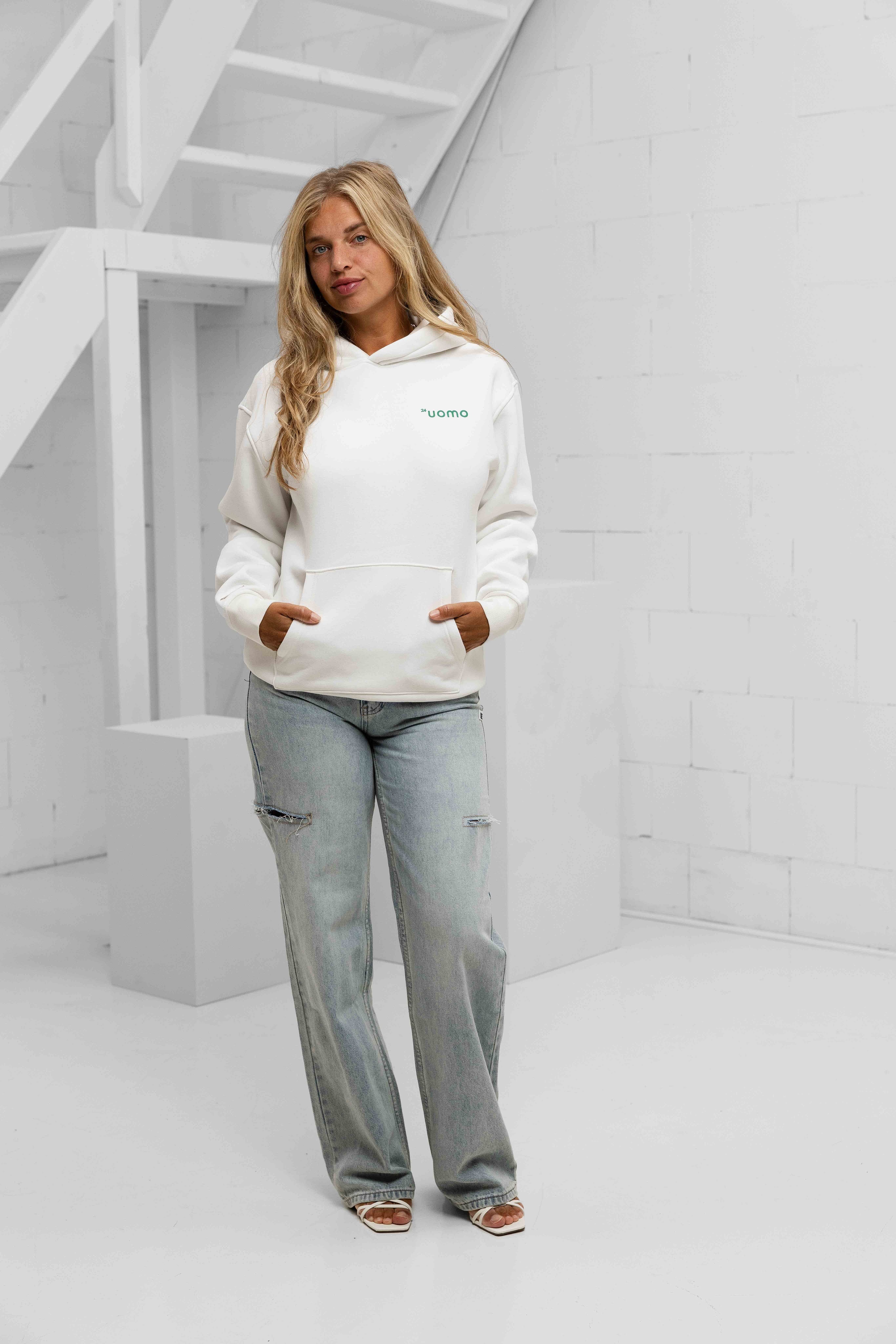 Artwork Hoodie Dames Off-White