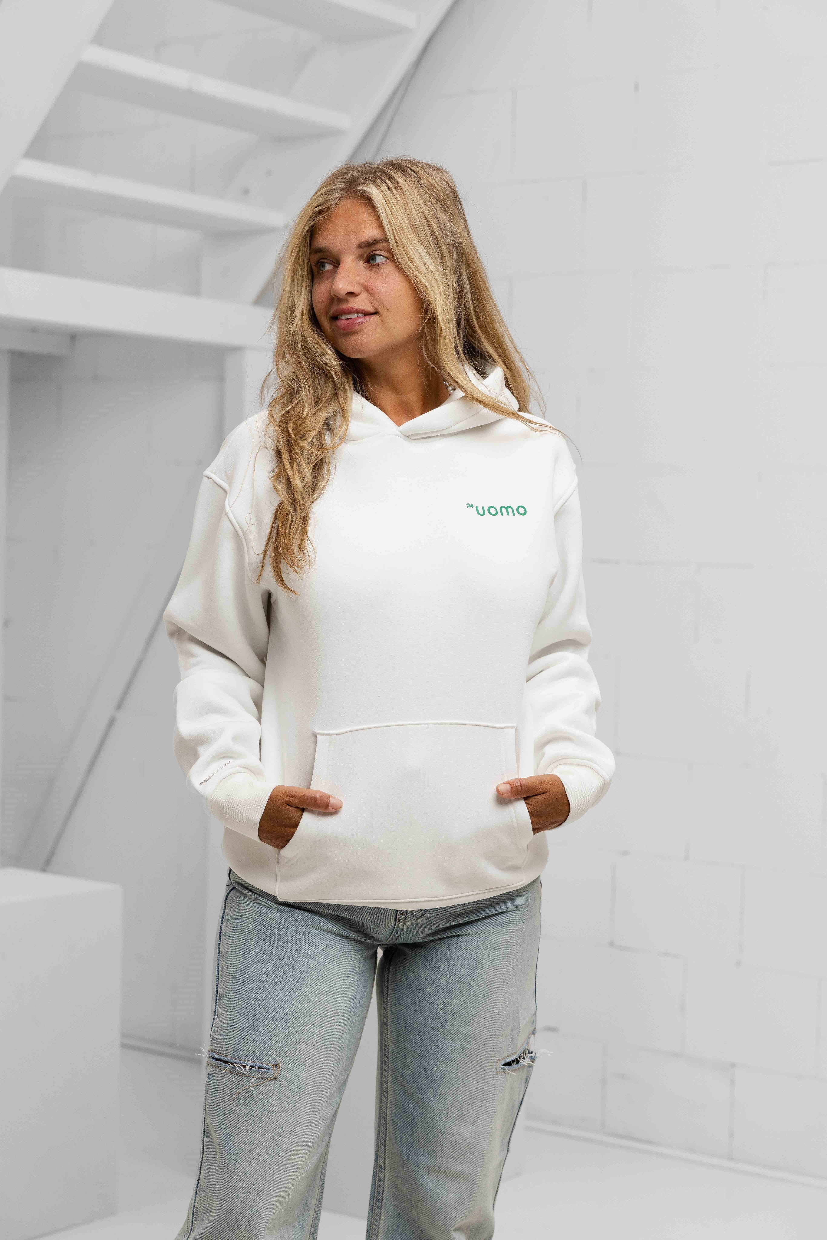 Artwork Hoodie Dames Off-White
