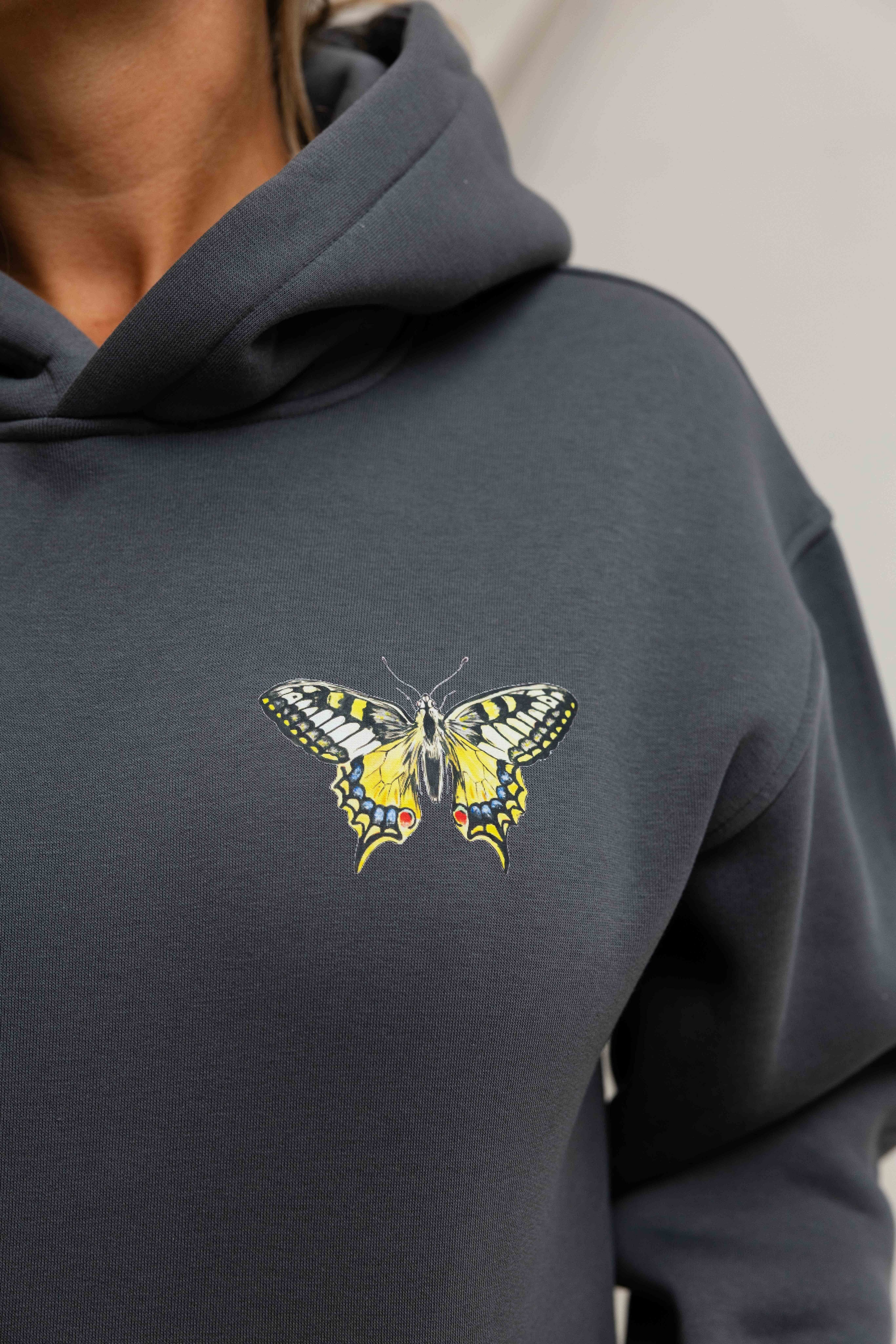 Child Of Nature Hoodie Dames Dark Grey