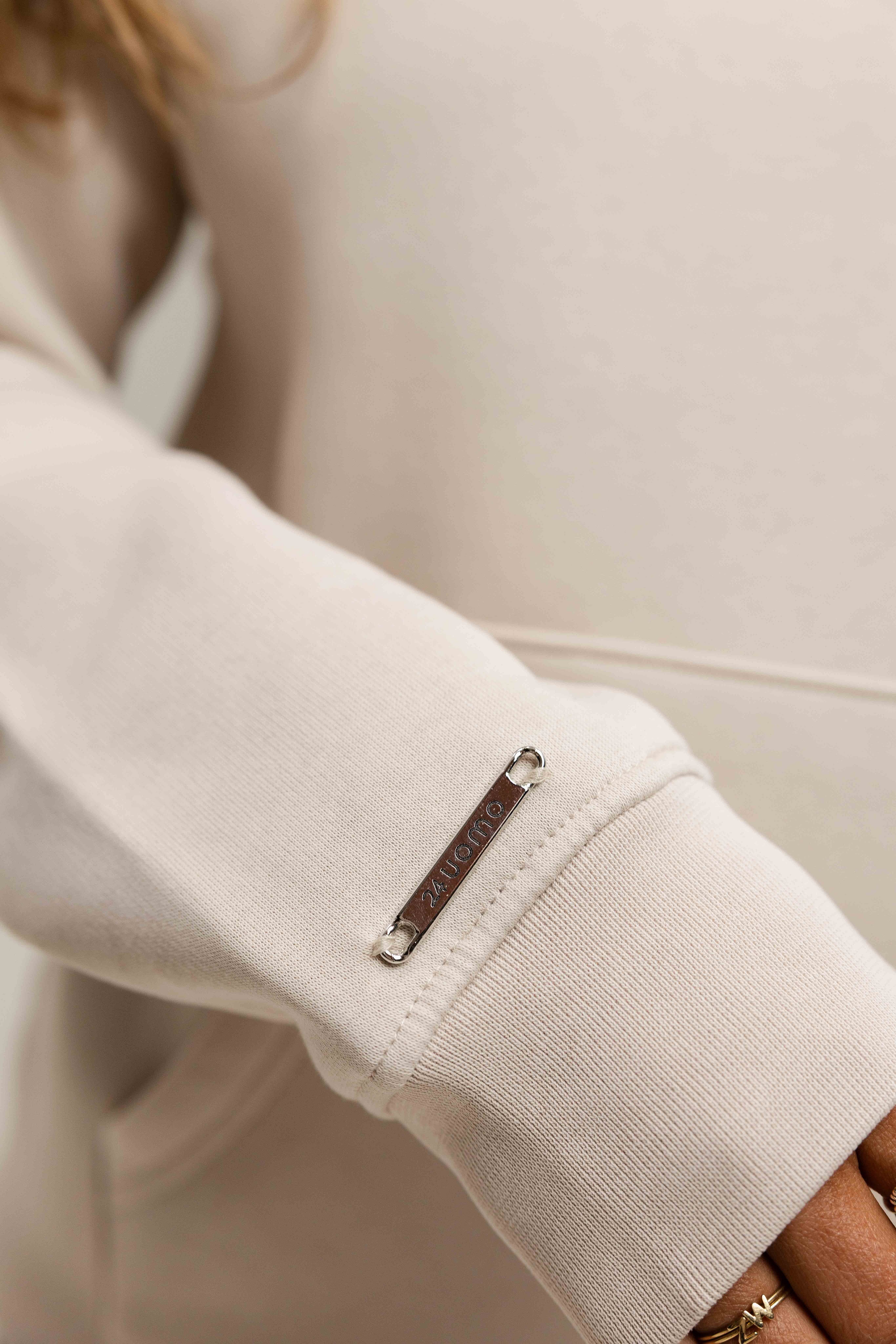 Club Hoodie Dames Beige
