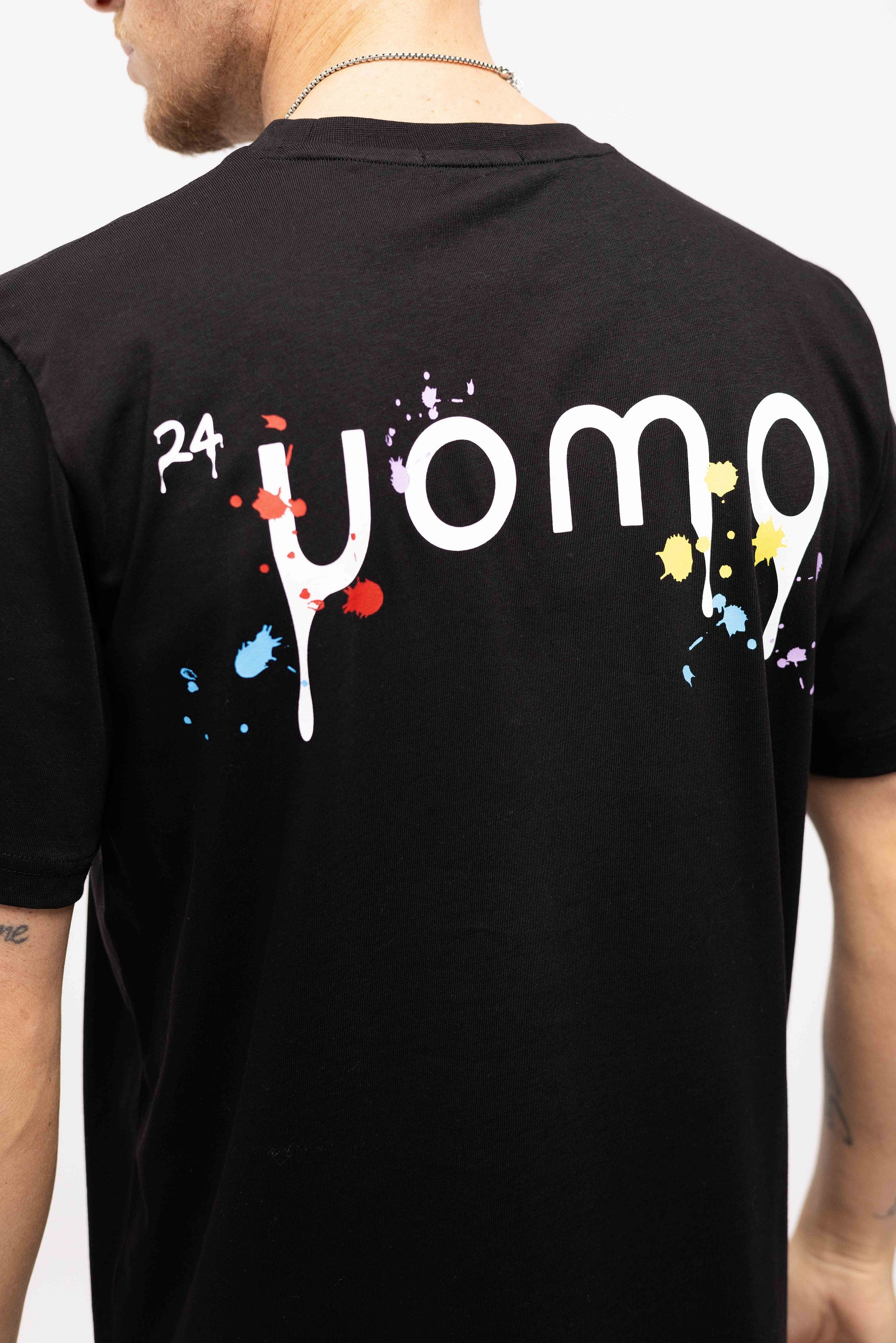 Paint T-shirt Zwart