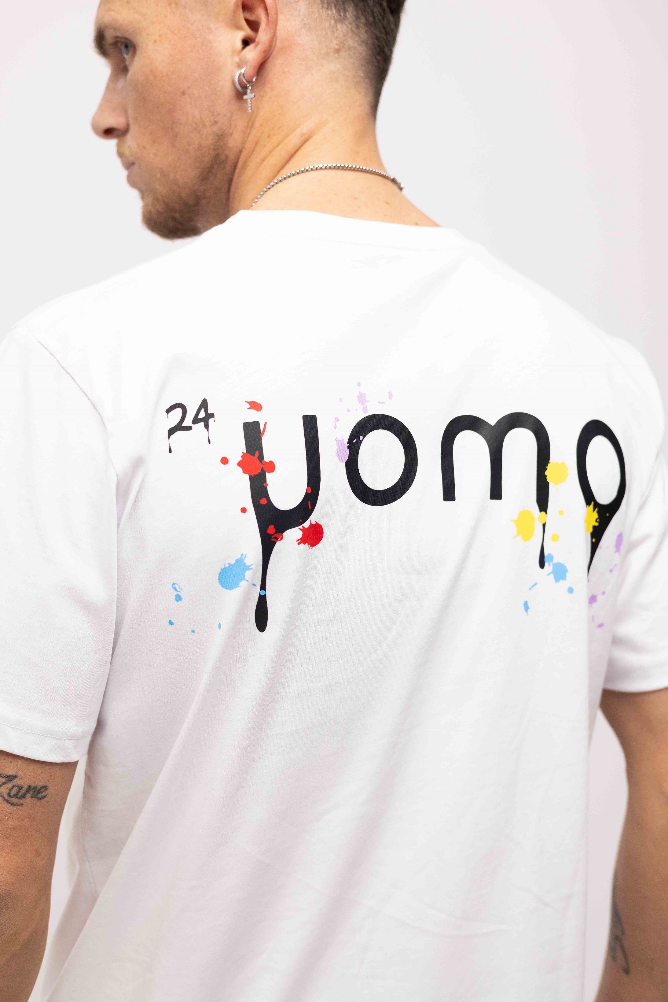 Paint T-shirt Wit