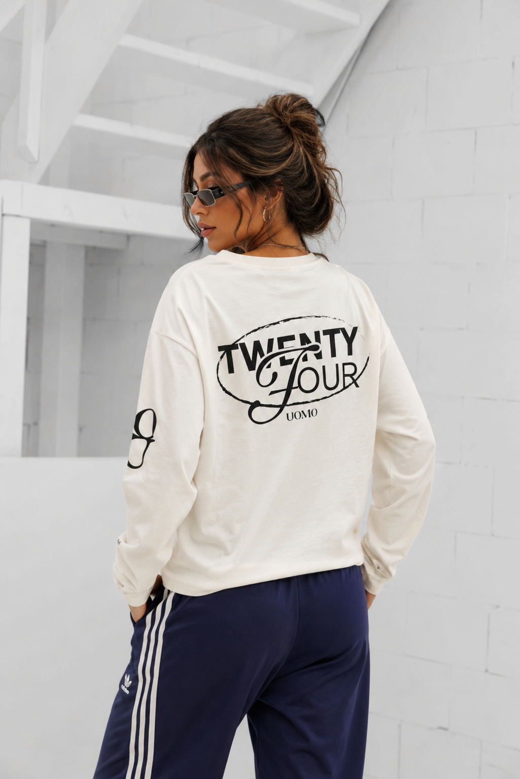 Signature Longsleeve Shirt Dames Off-White