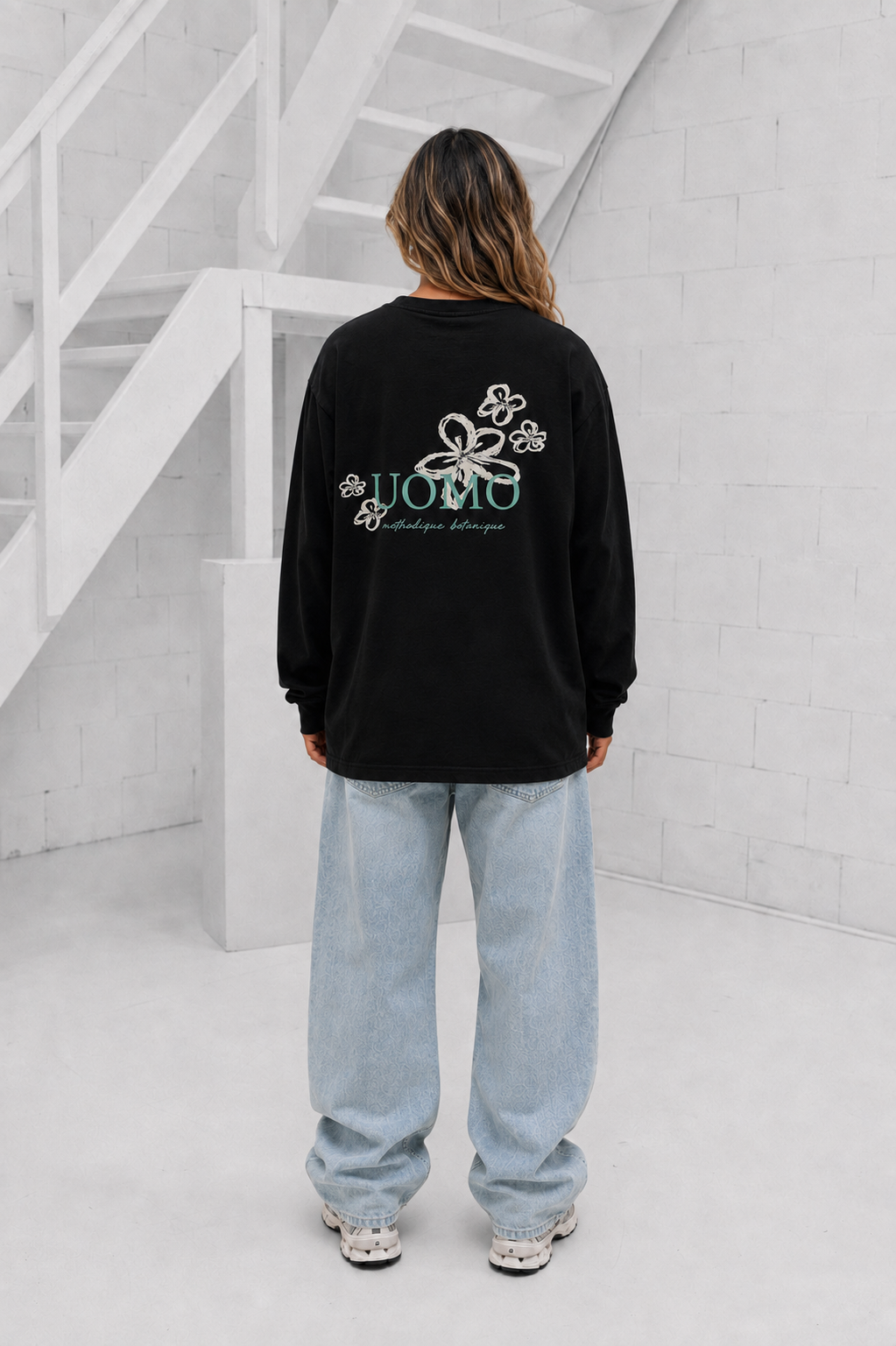 Flora Longsleeve Dames Zwart