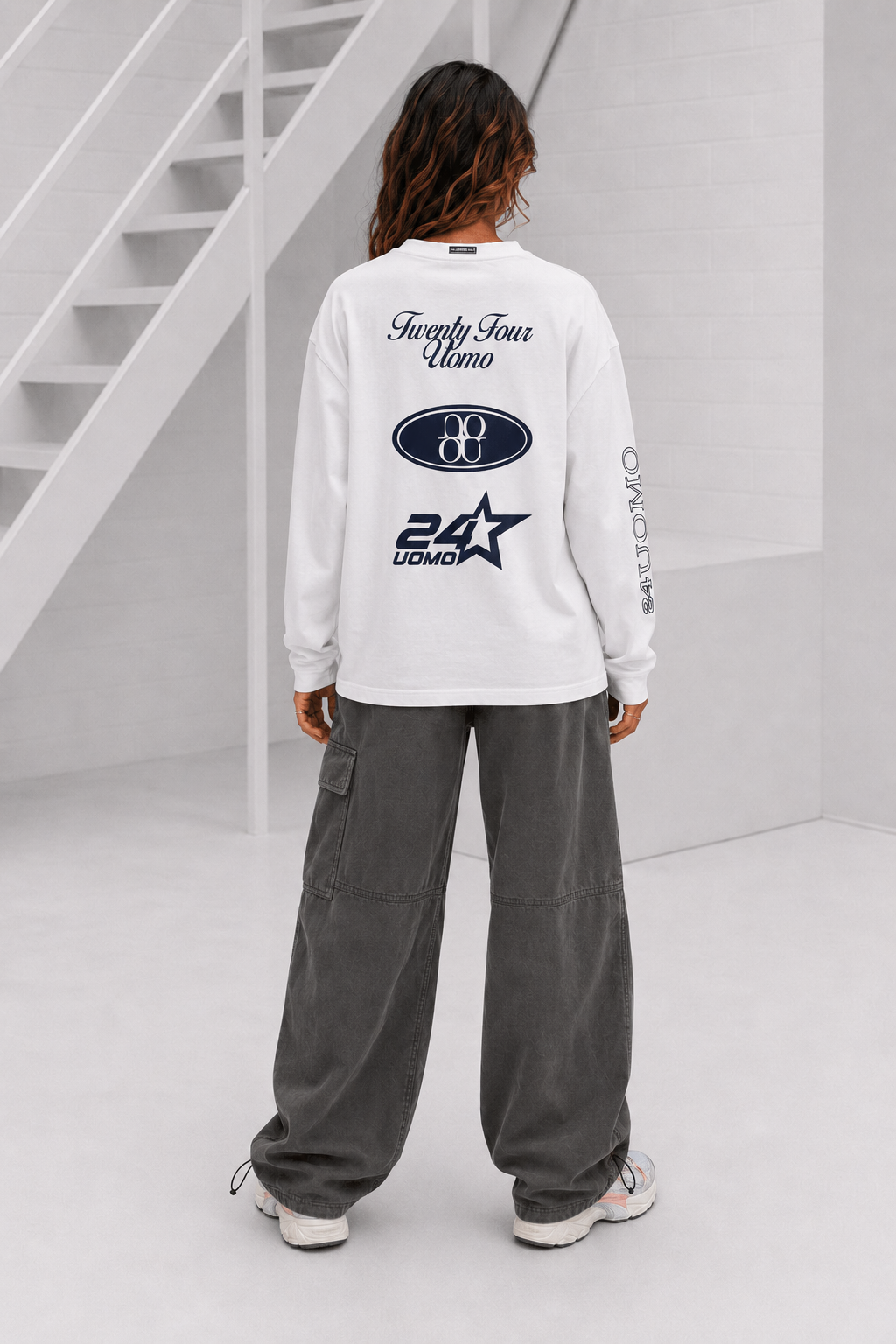 Midnight Circuit Longsleeve Dames Off-White