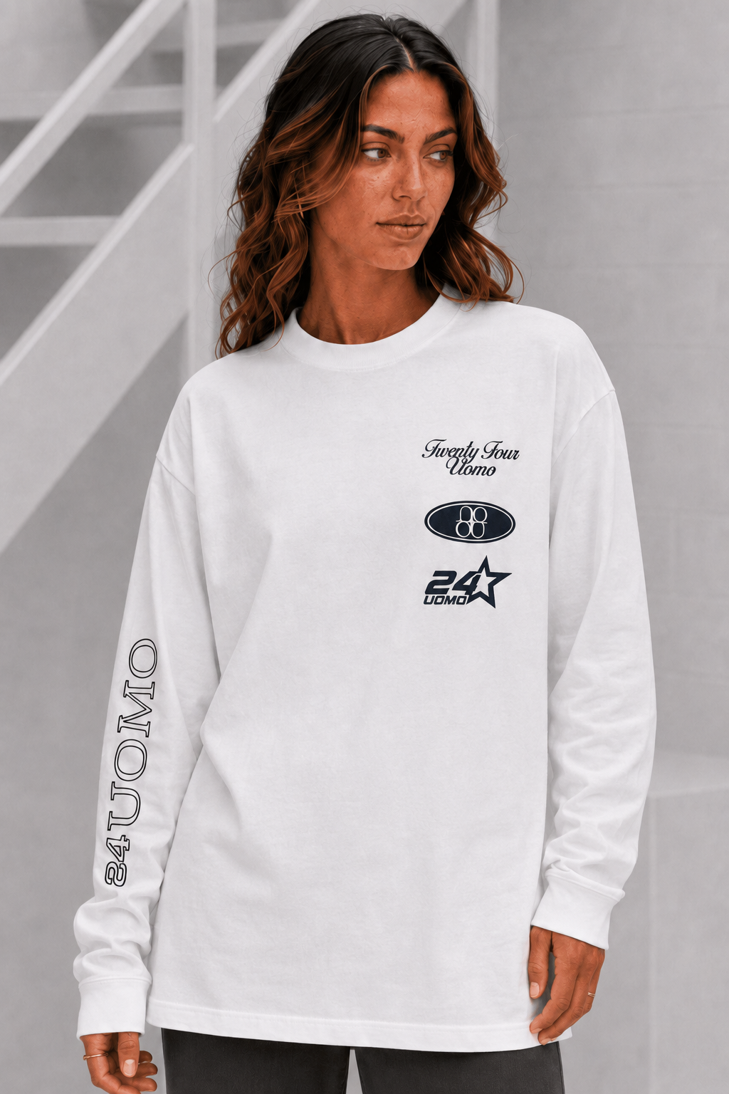 Midnight Circuit Longsleeve Dames Off-White
