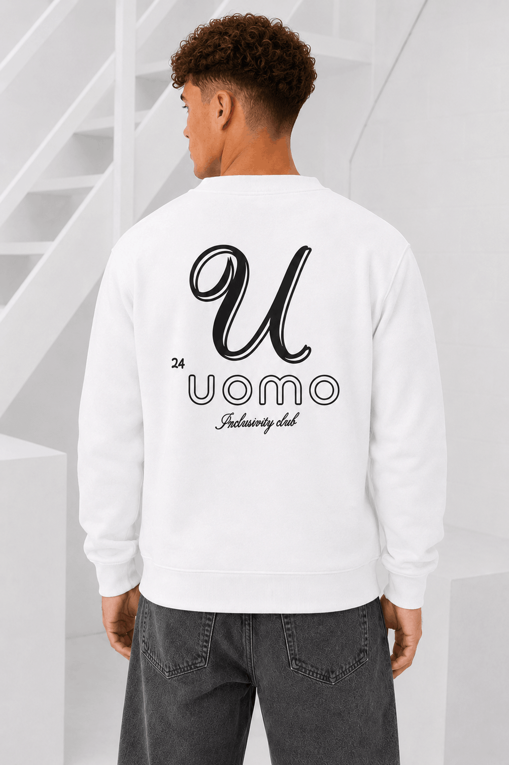U Sweater Heren Off-White
