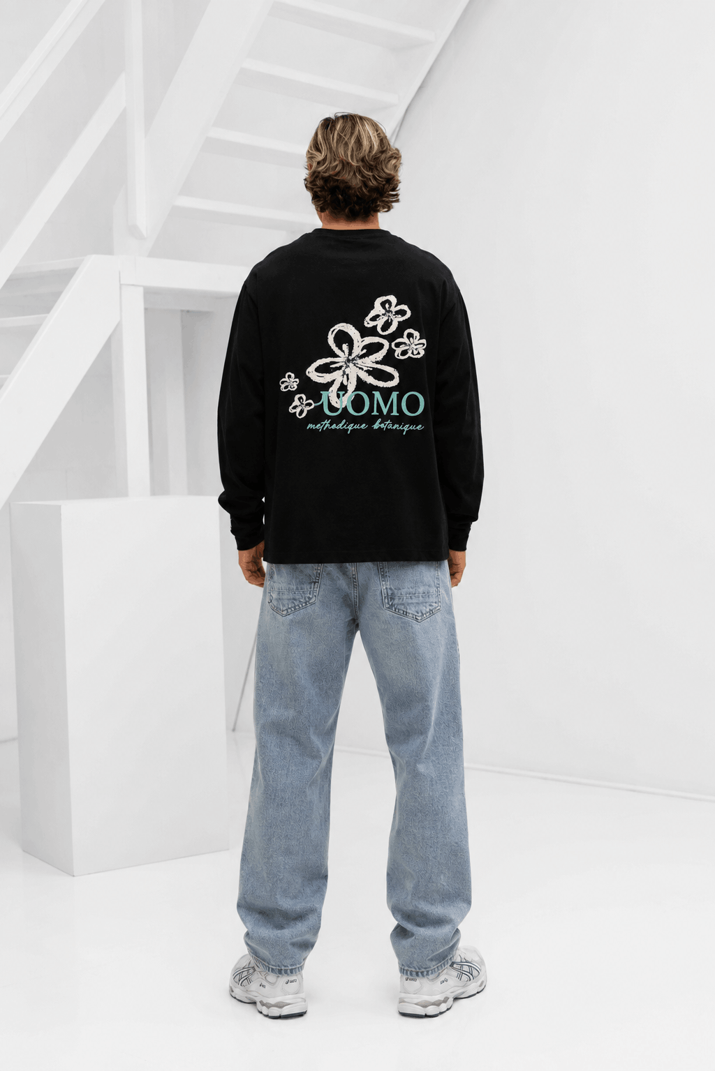 Flora Longsleeve Heren Zwart PRE-ORDER 16 Oktober