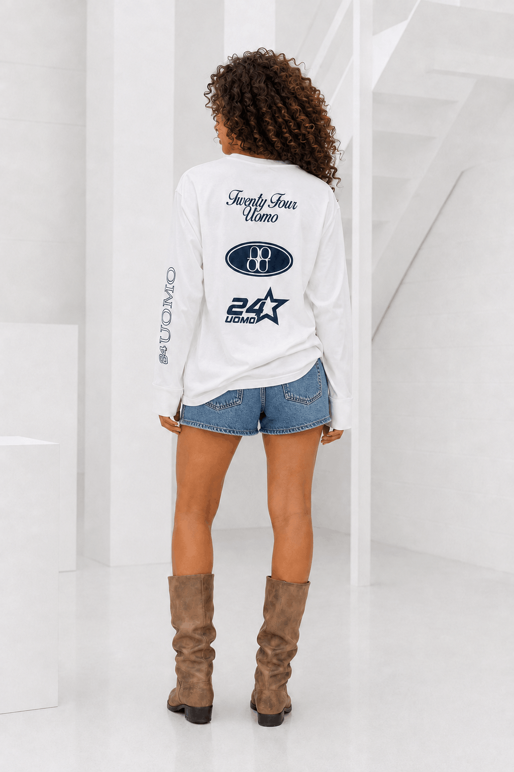 Midnight Circuit Longsleeve Dames Off-White