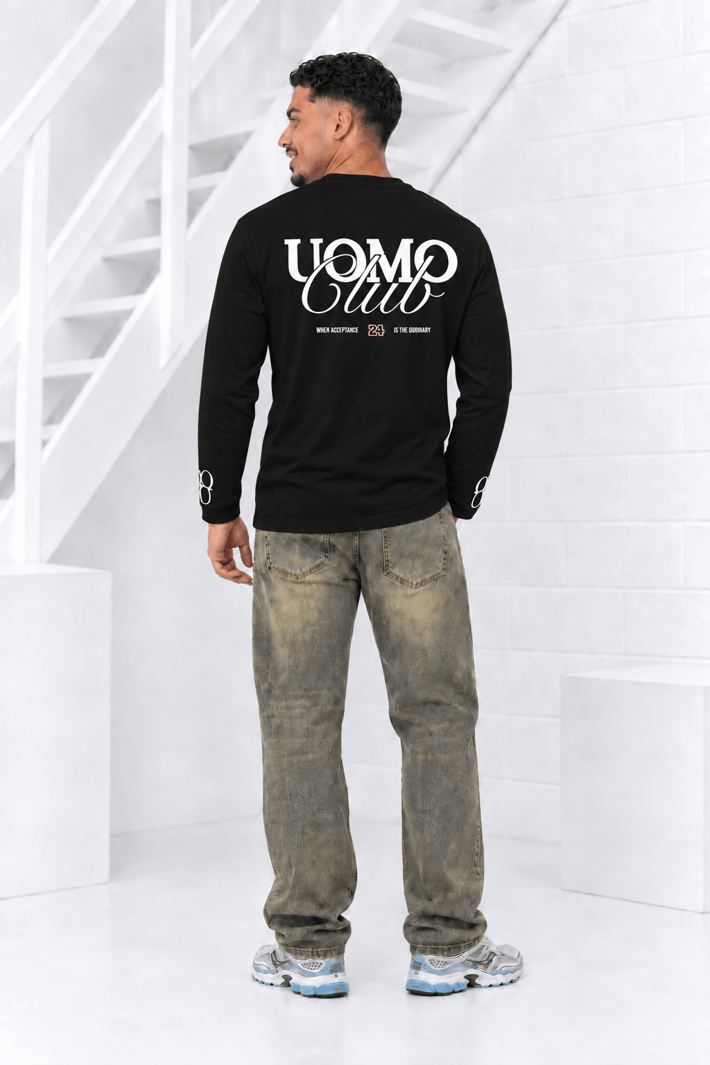 Community Longsleeve Heren Zwart