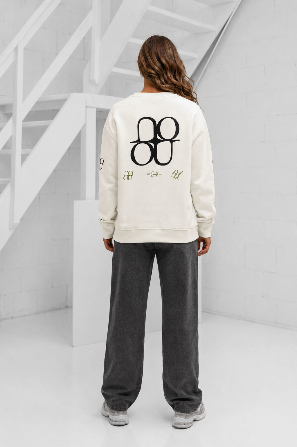 Icon Sweater Dames Off-White