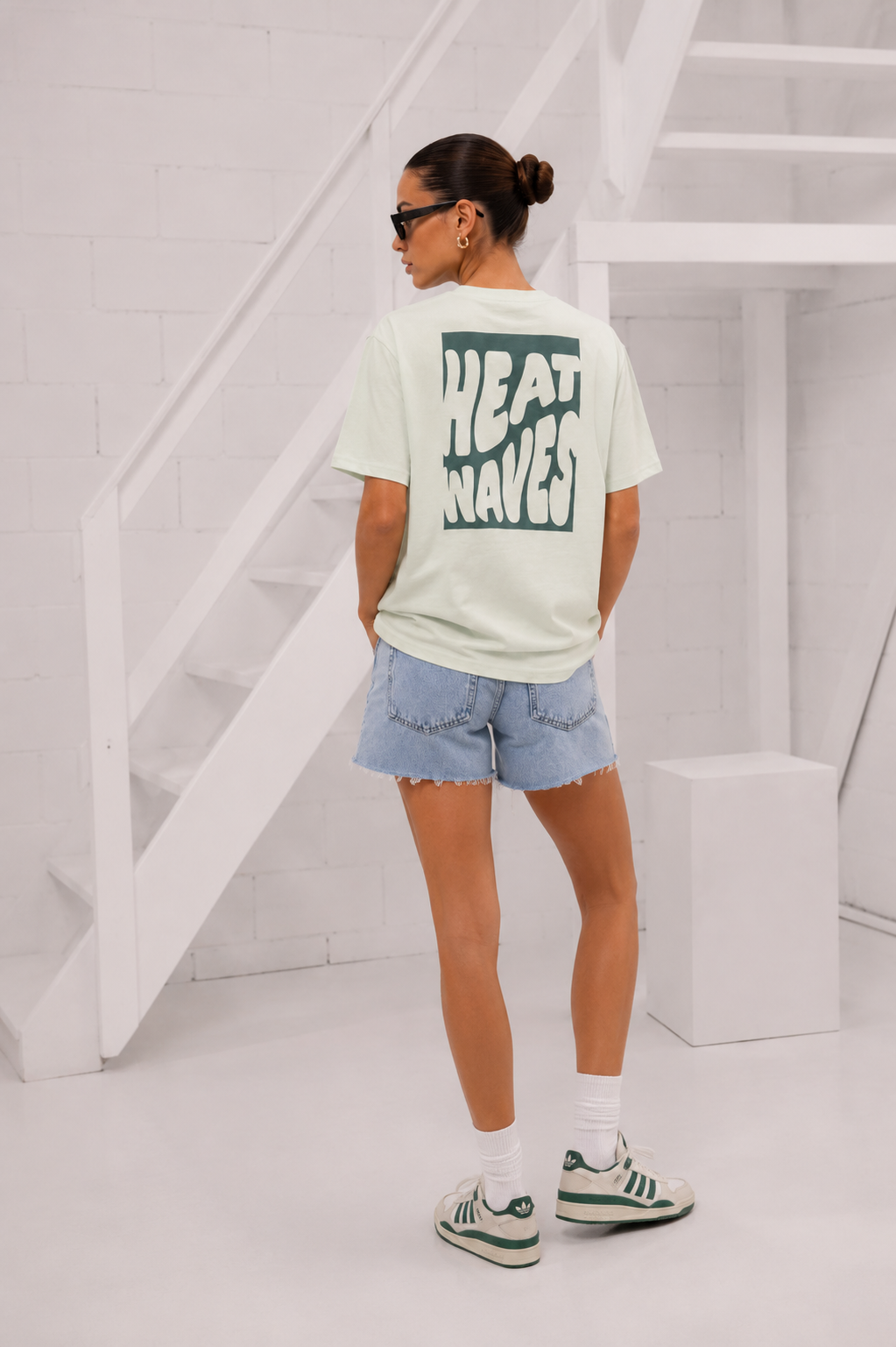 Heat Wave T-shirt Dames Groen