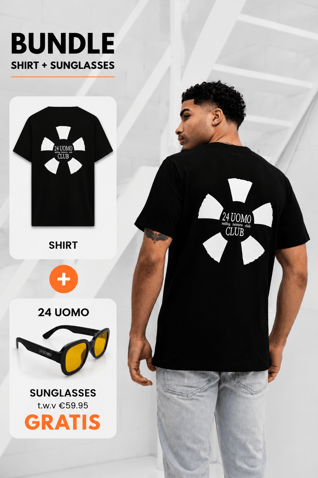 Leisure Club T-shirt Men Black