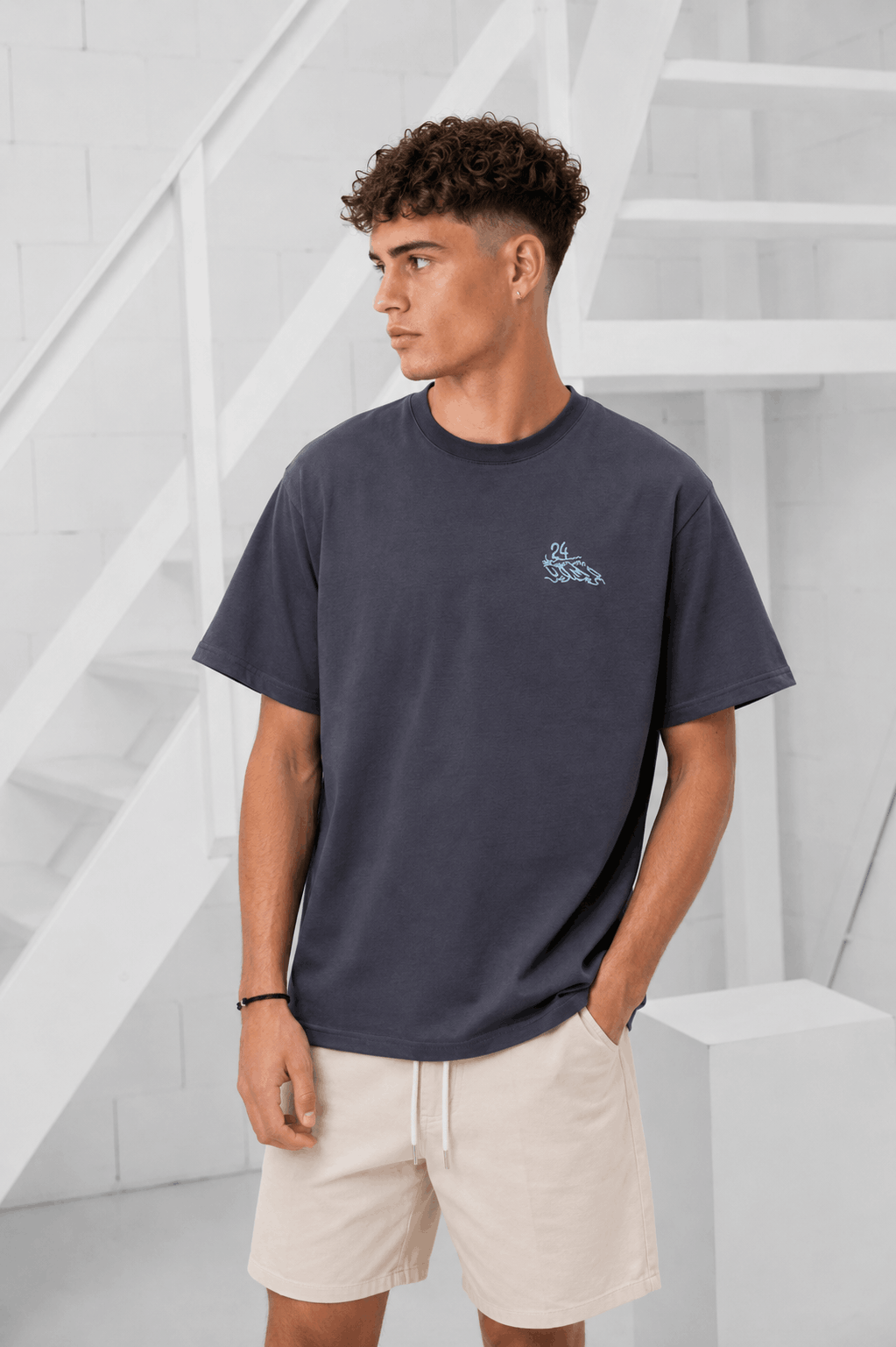 Surf T-shirt Heren Grijs