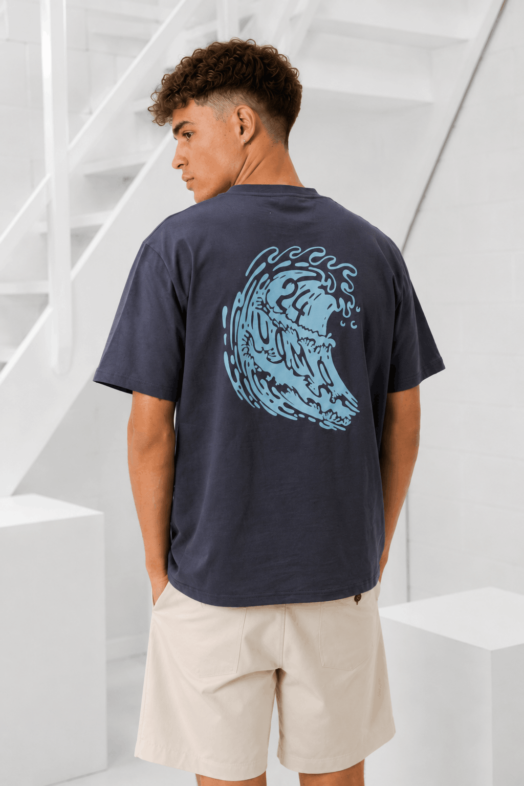 Surf T-shirt Heren Grijs