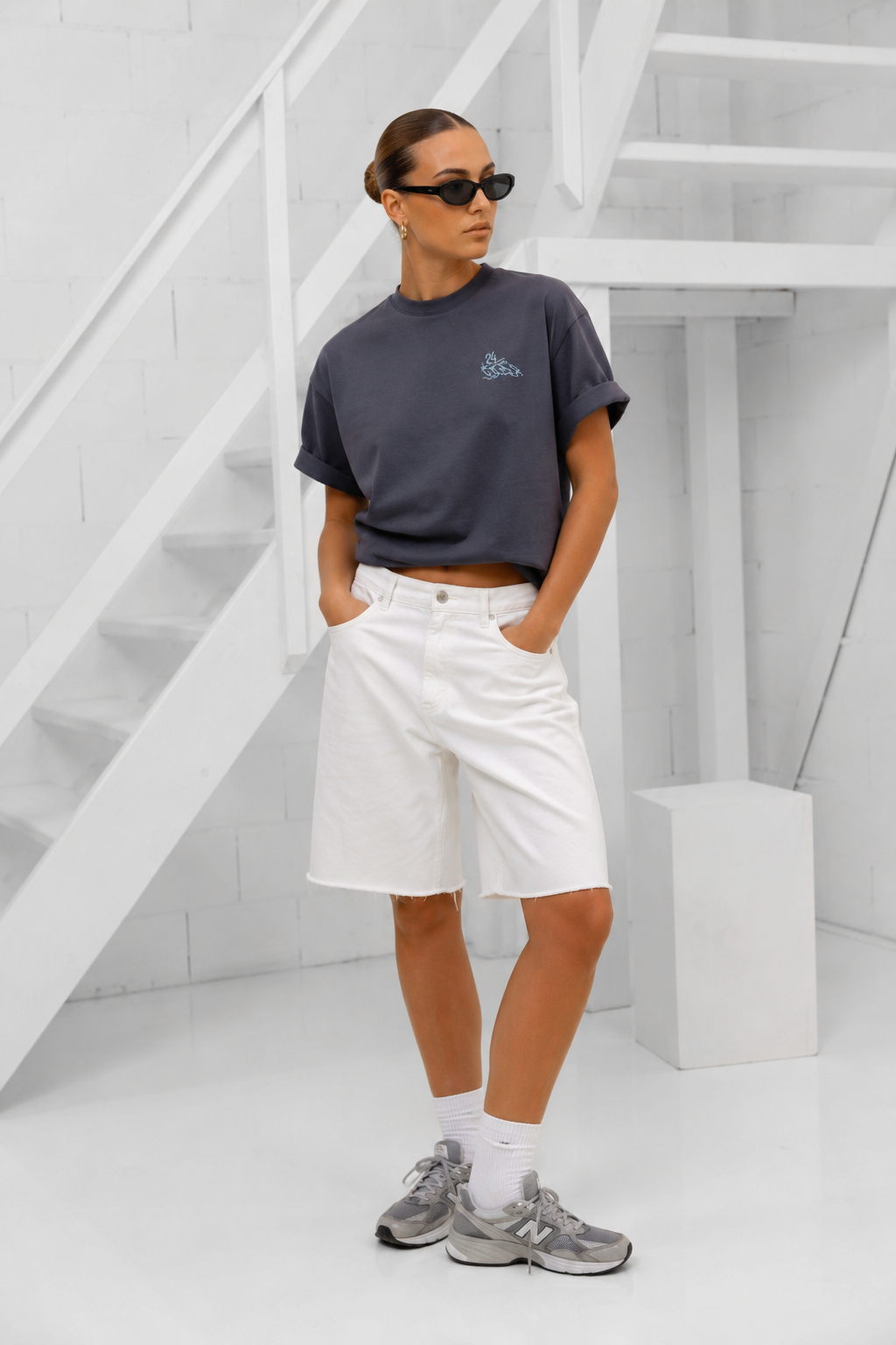 Surf T-shirt men Grey