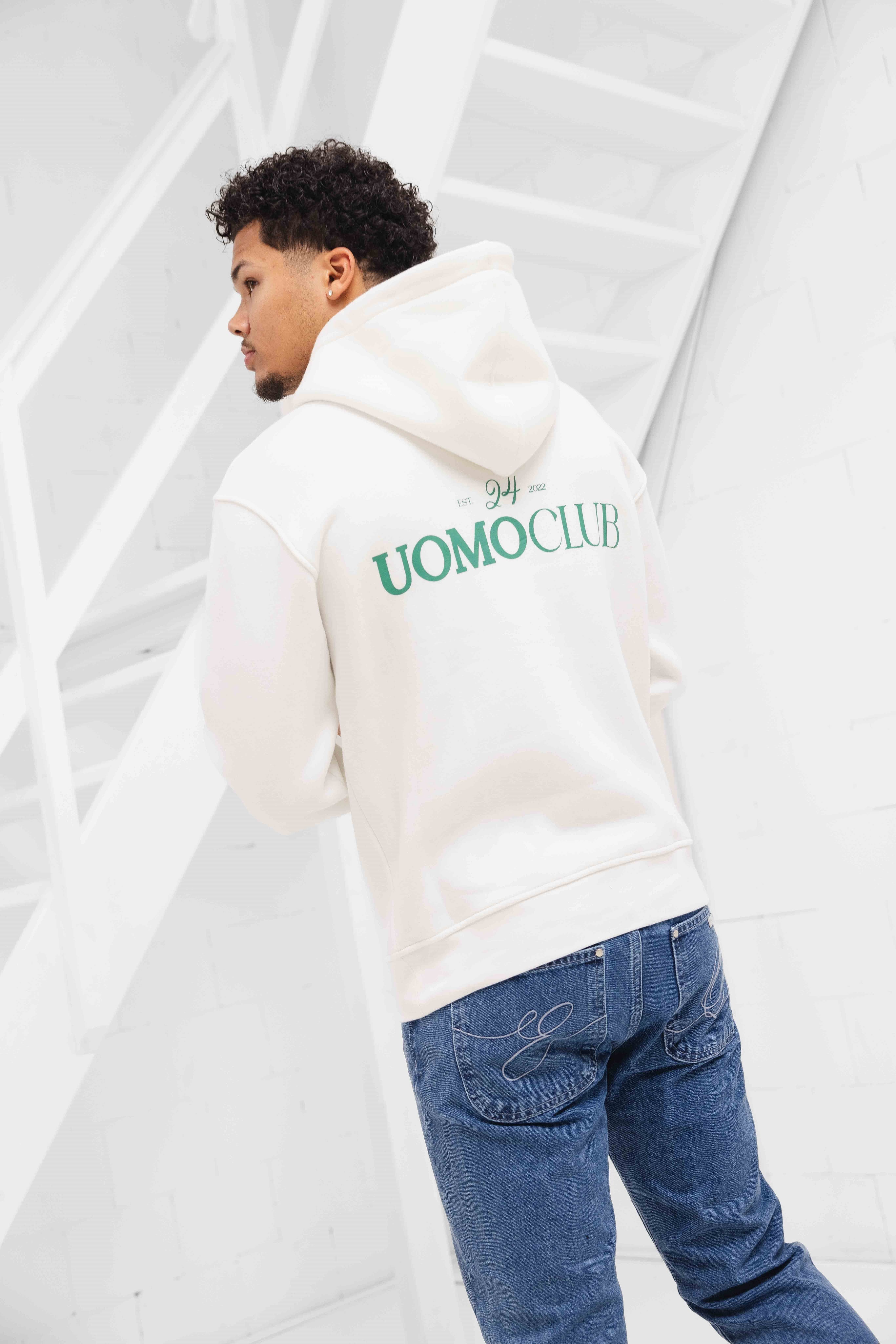 Club Hoodie Heren Off-white