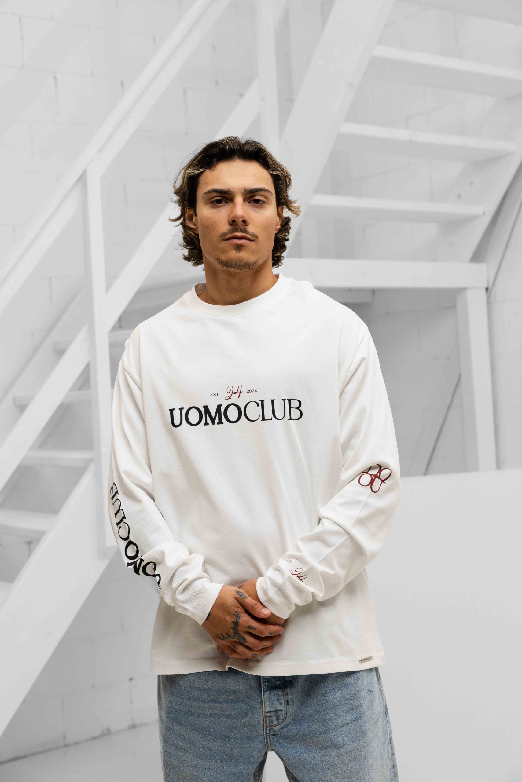 Icon Longsleeve Shirt Heren Off-White PRE-ORDER eind mei