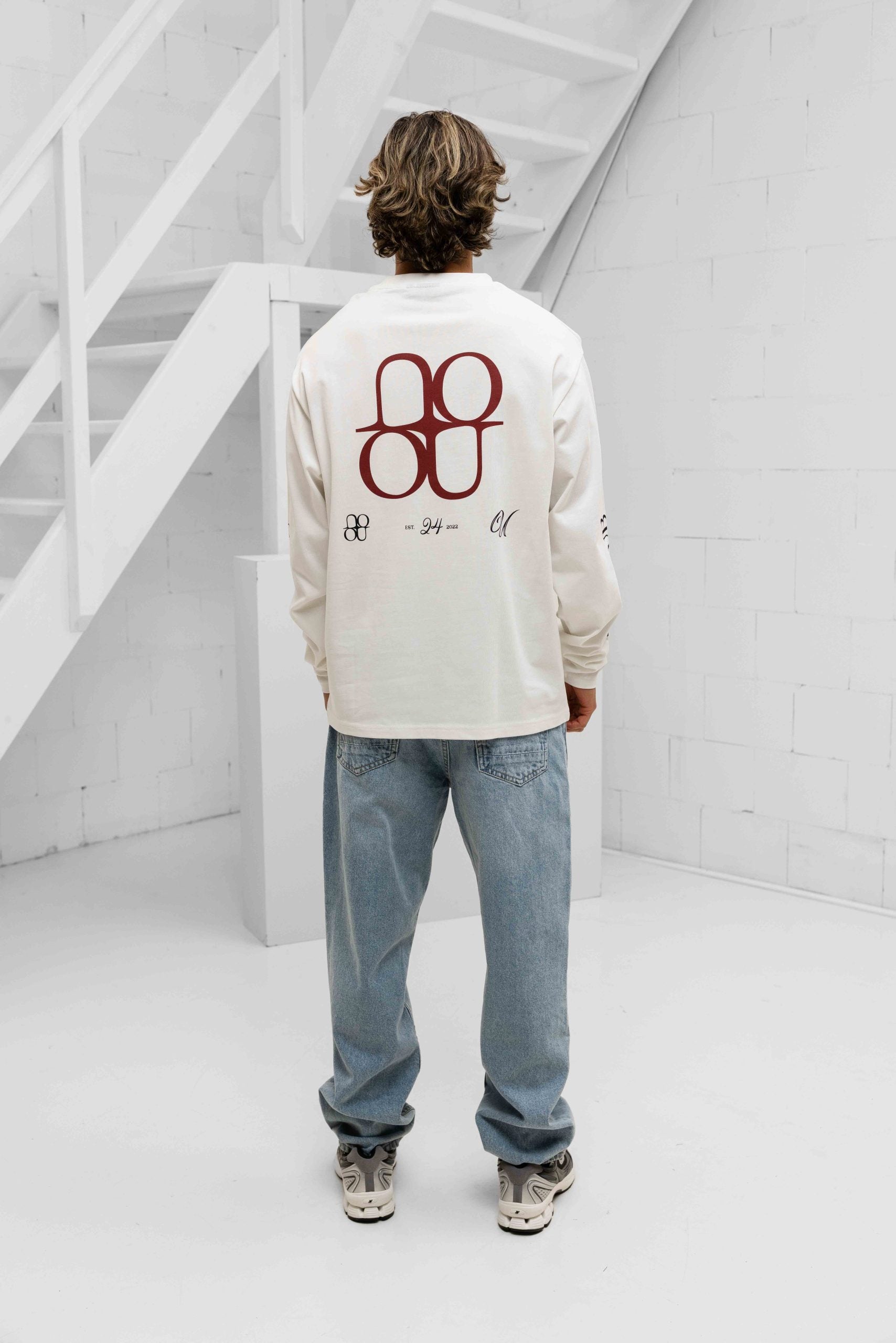 Icon Longsleeve Shirt Heren Off-White