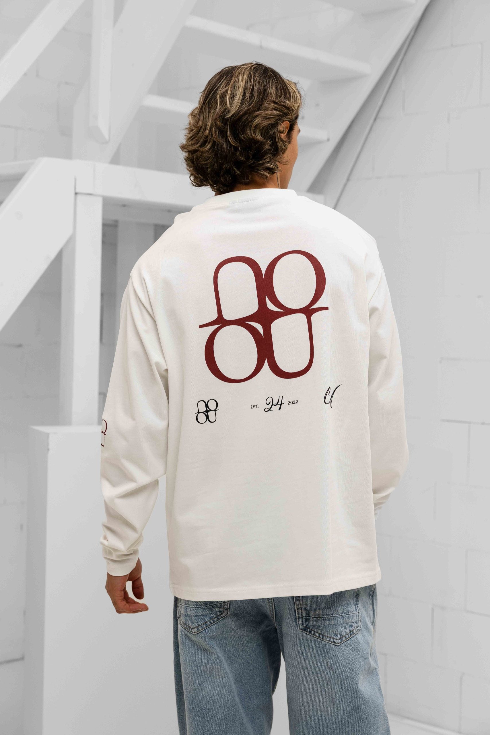 Icon Longsleeve Shirt Heren Off-White PRE-ORDER eind mei