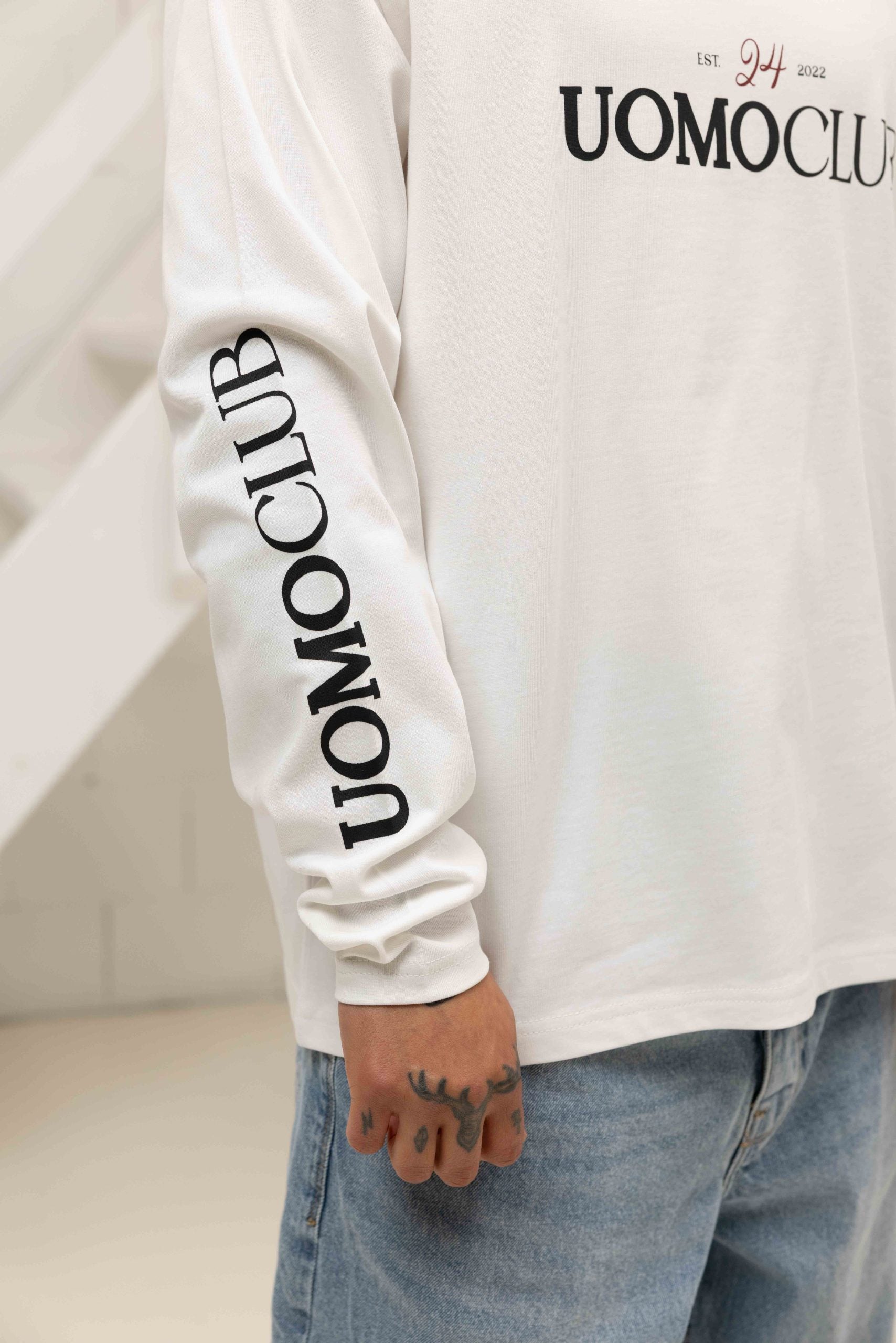 Icon Longsleeve Shirt Heren Off-White