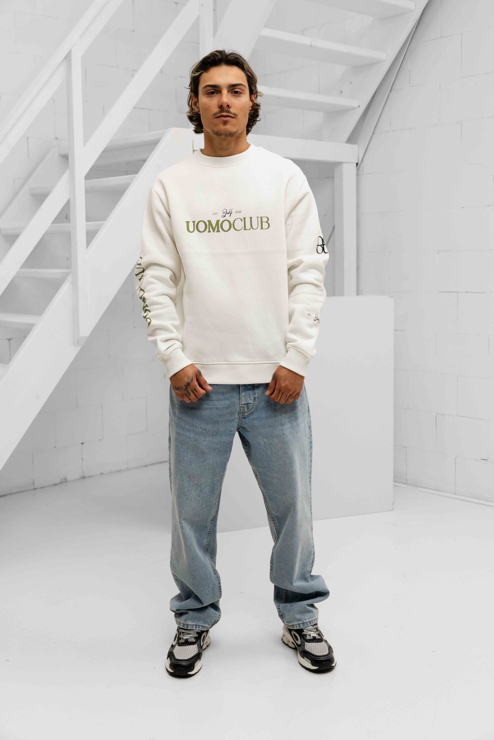 Icon Sweater Heren Off-White
