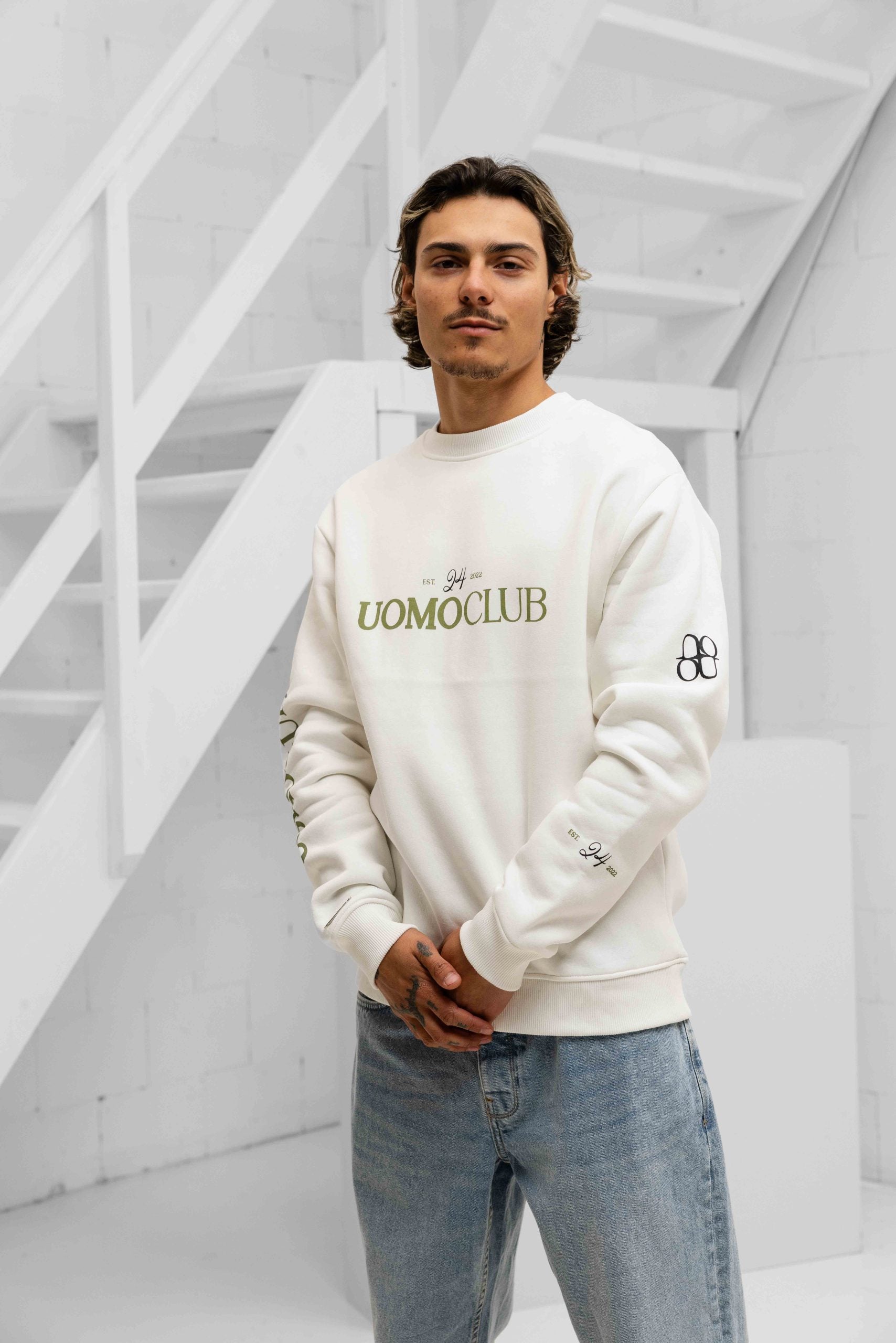 Icon Sweater Heren Off-White