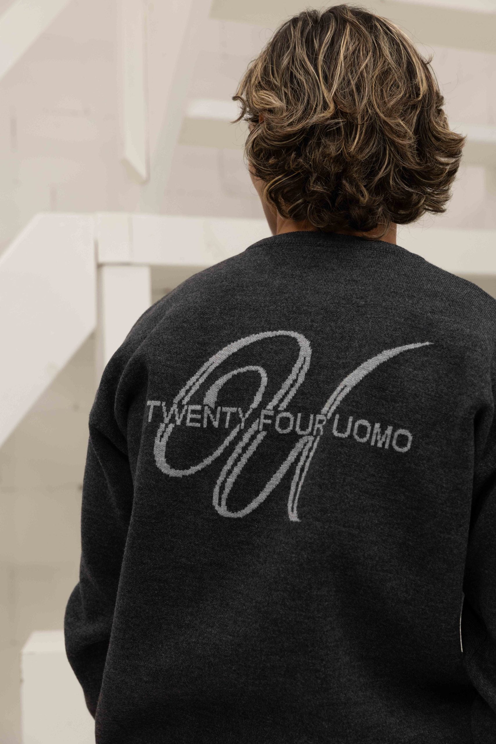 Knitted Sweater Heren Donkergrijs PRE-ORDER 8 SEPTEMBER