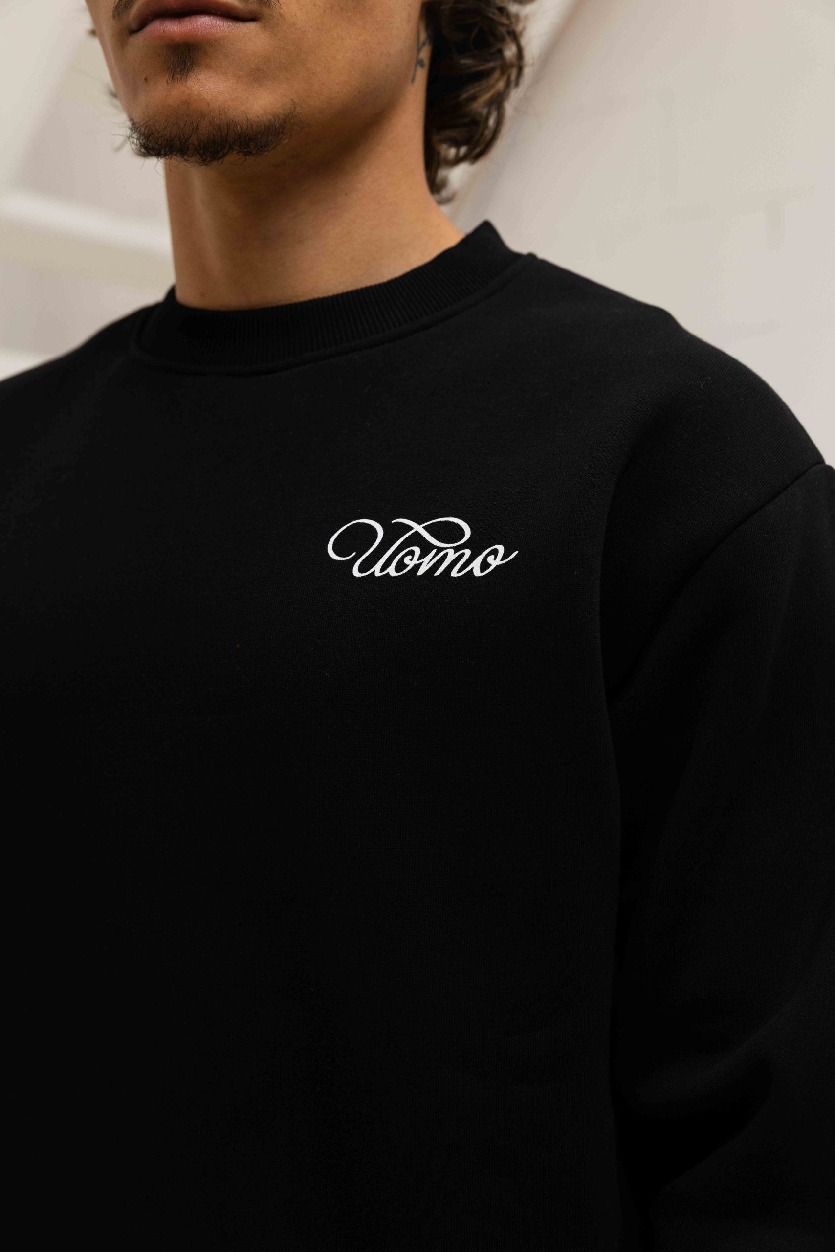 Never Stop Growing Sweater Heren Zwart
