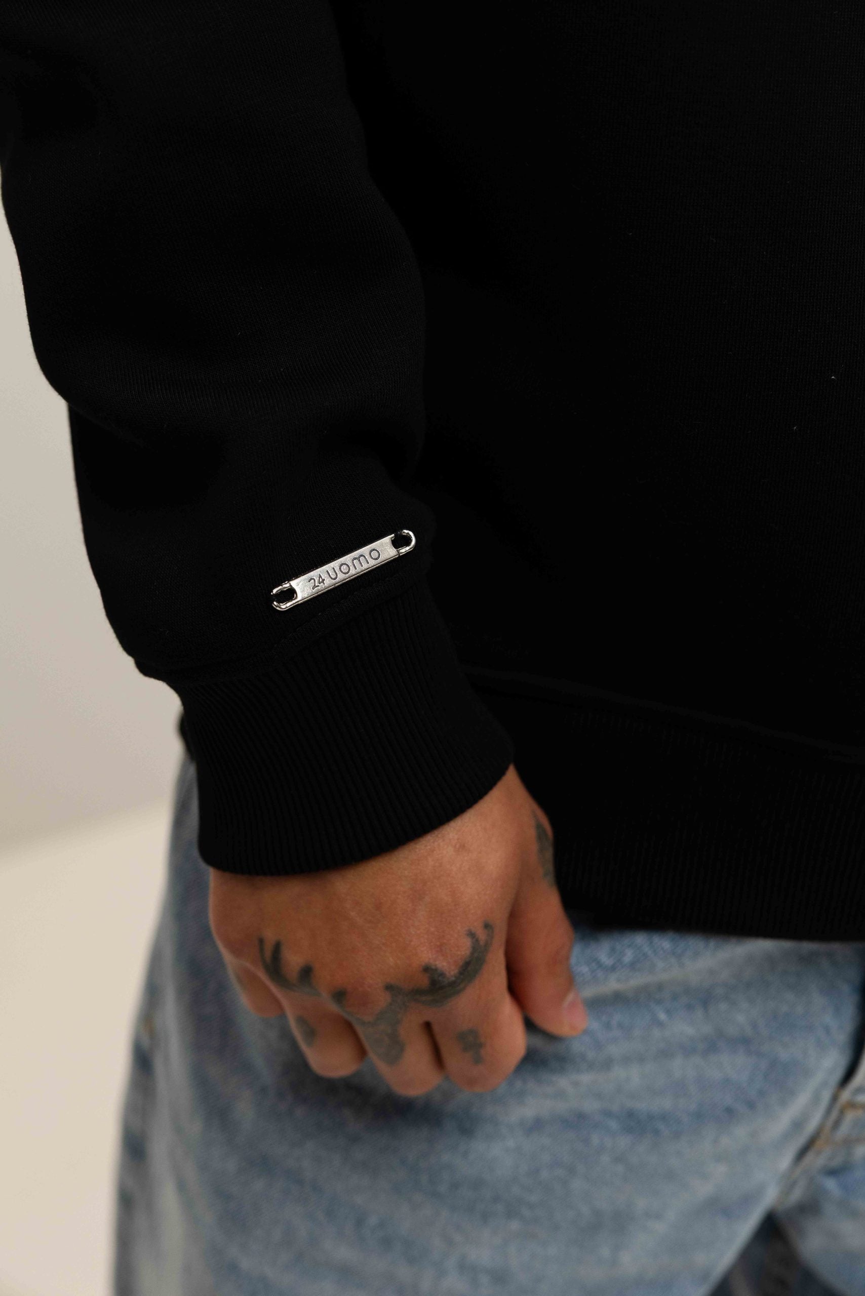 Never Stop Growing Sweater Heren Zwart