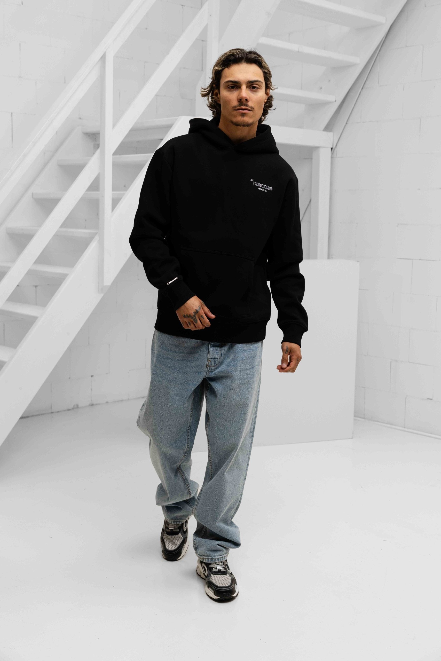 Club 3.0 Hoodie Heren Zwart