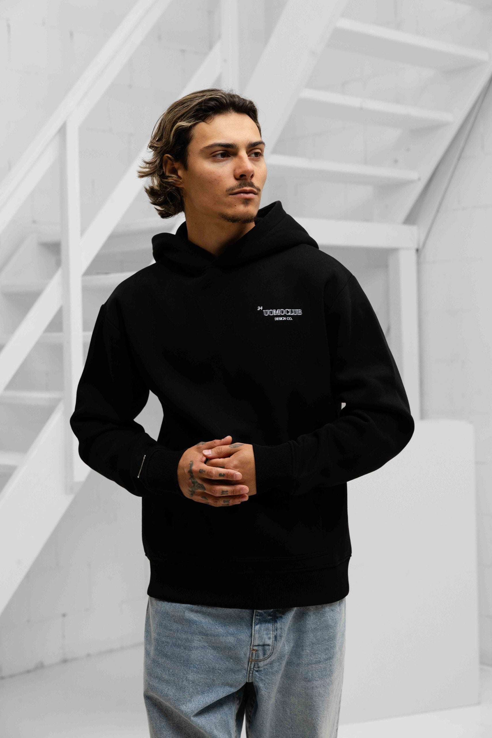 Club 3.0 Hoodie Heren Zwart