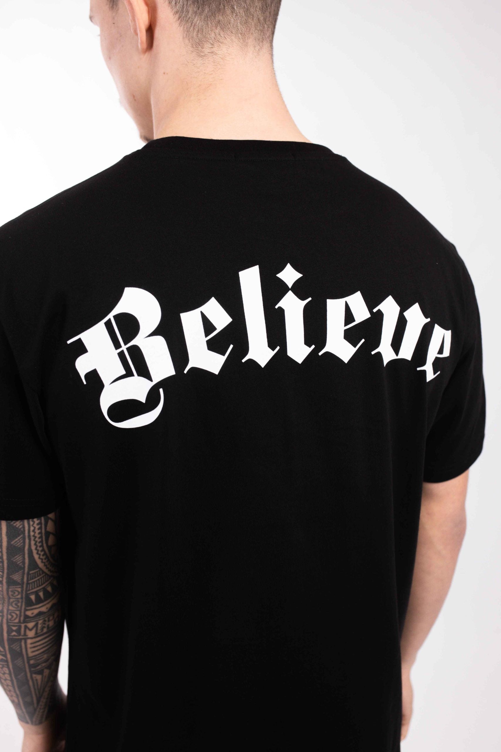 Believe T-Shirt Zwart