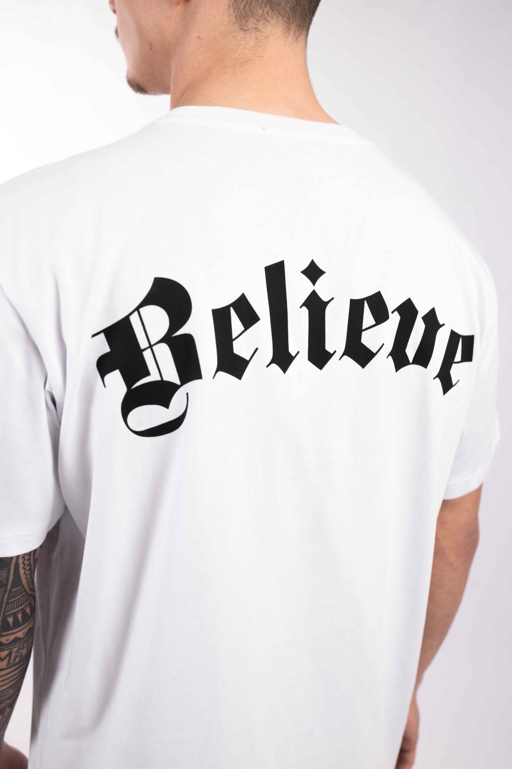 Believe T-Shirt Wit