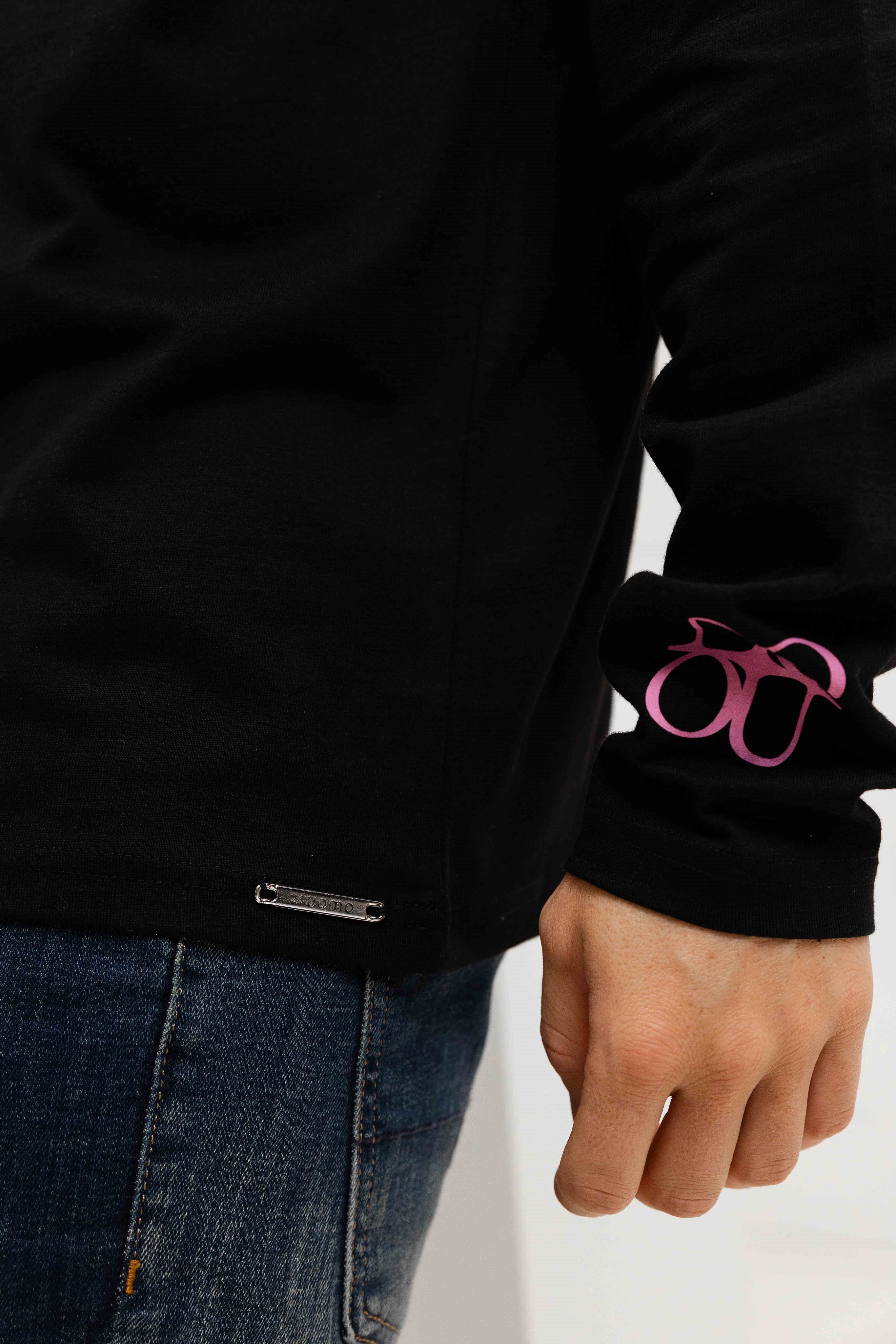 Symbol Longsleeve Shirt Heren Zwart/Roze PRE-ORDER 31 DECEMBER