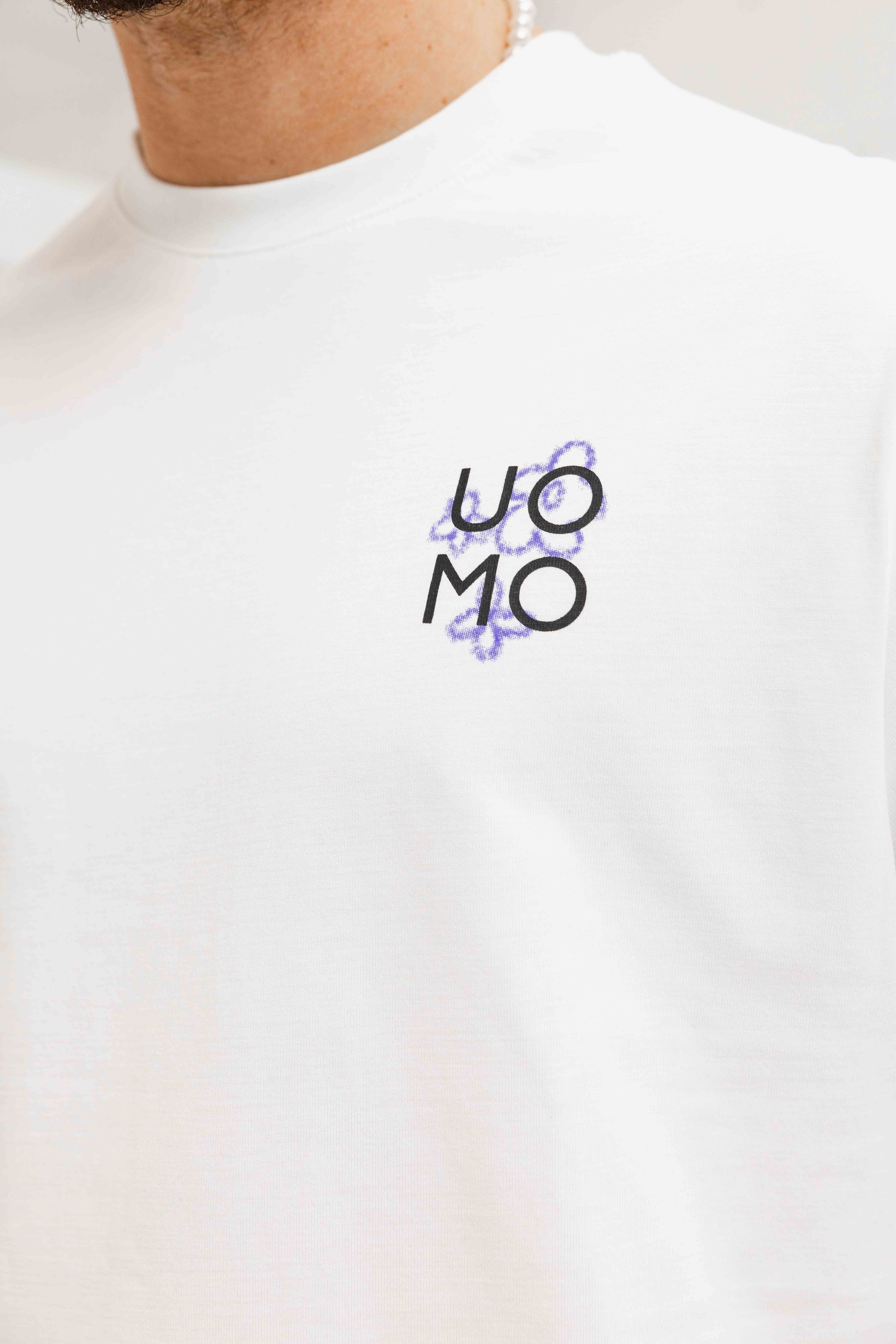 Flora 2.0 Longsleeve Shirt Heren Off-White/Blue PRE-ORDER 31 DECEMBER