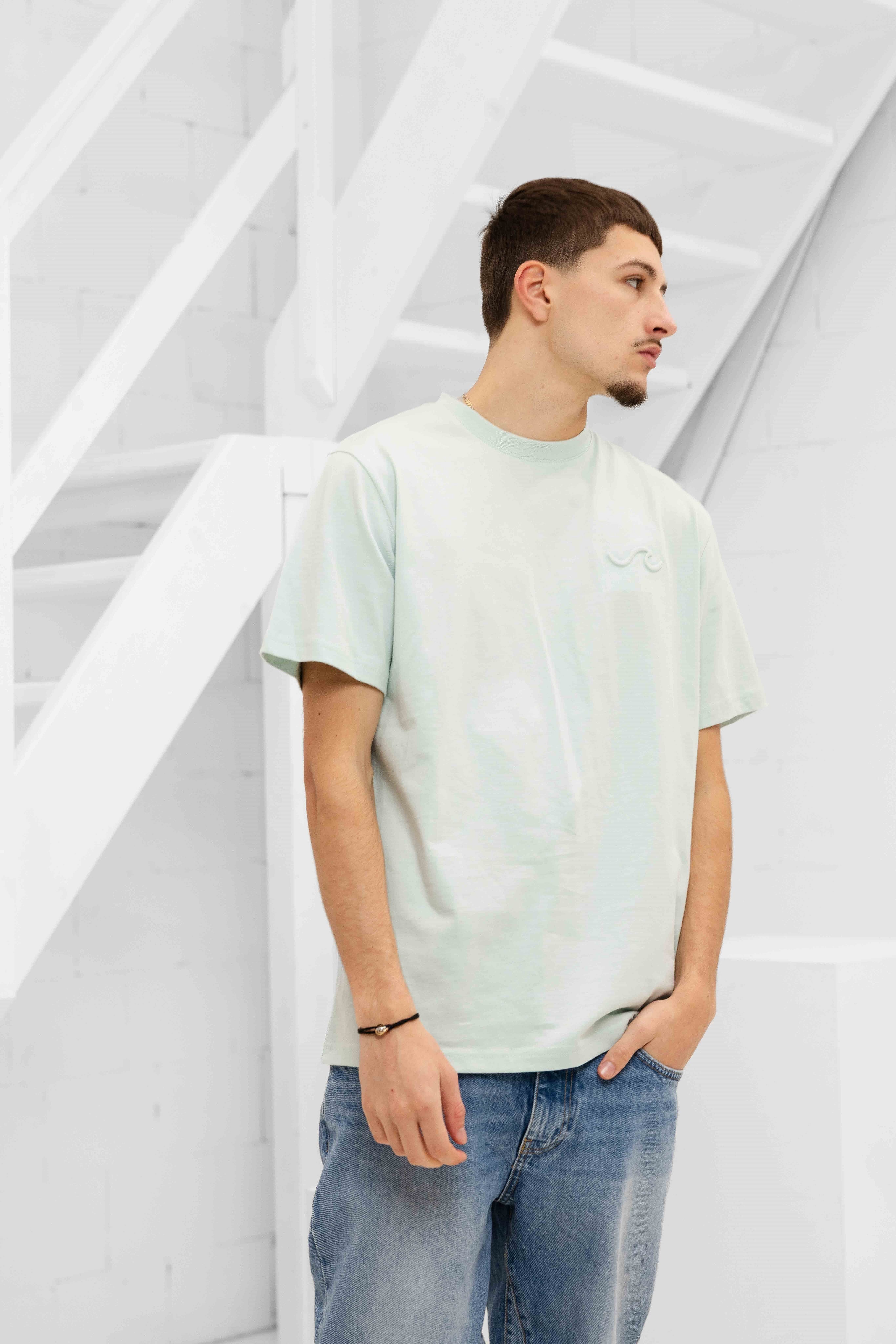 Wave T-shirt Heren Mint