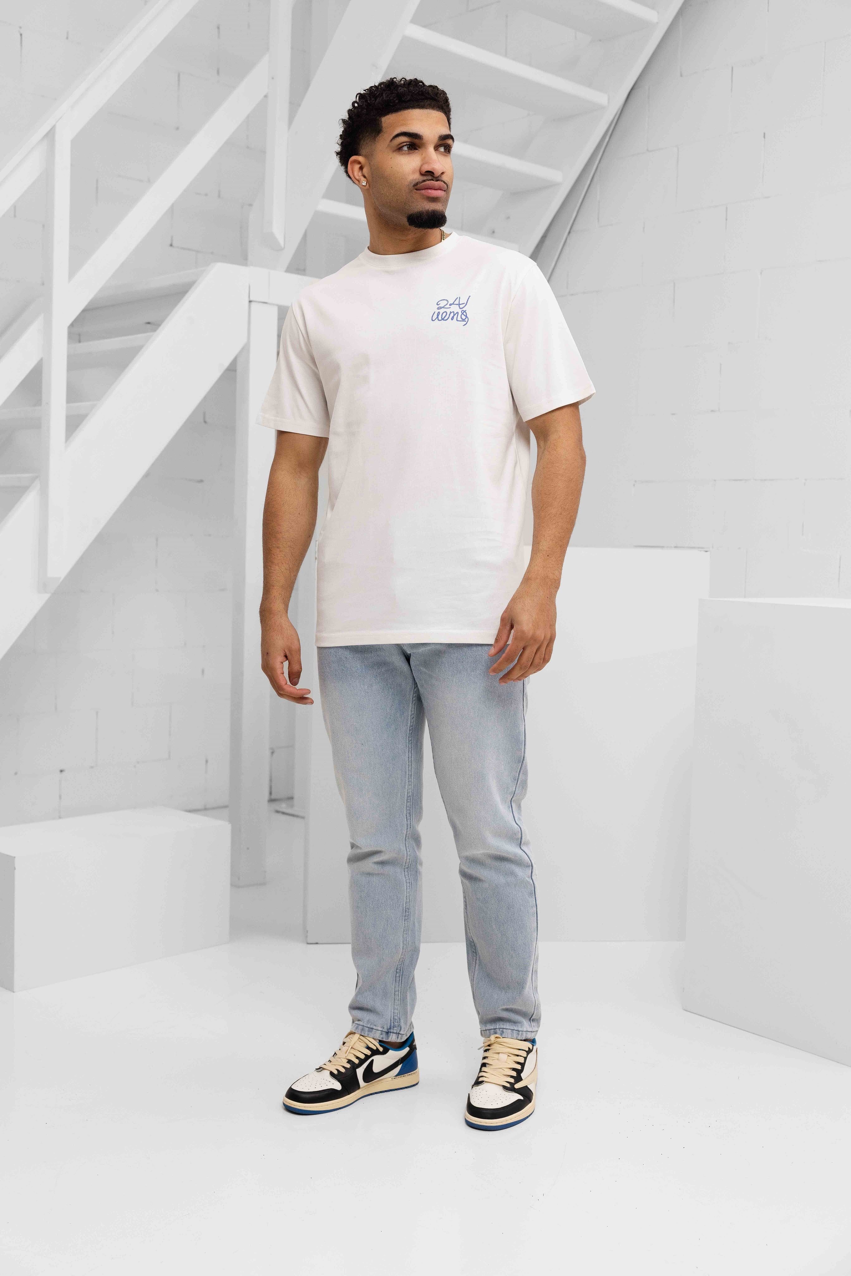 Riviera T-shirt Heren Off-White