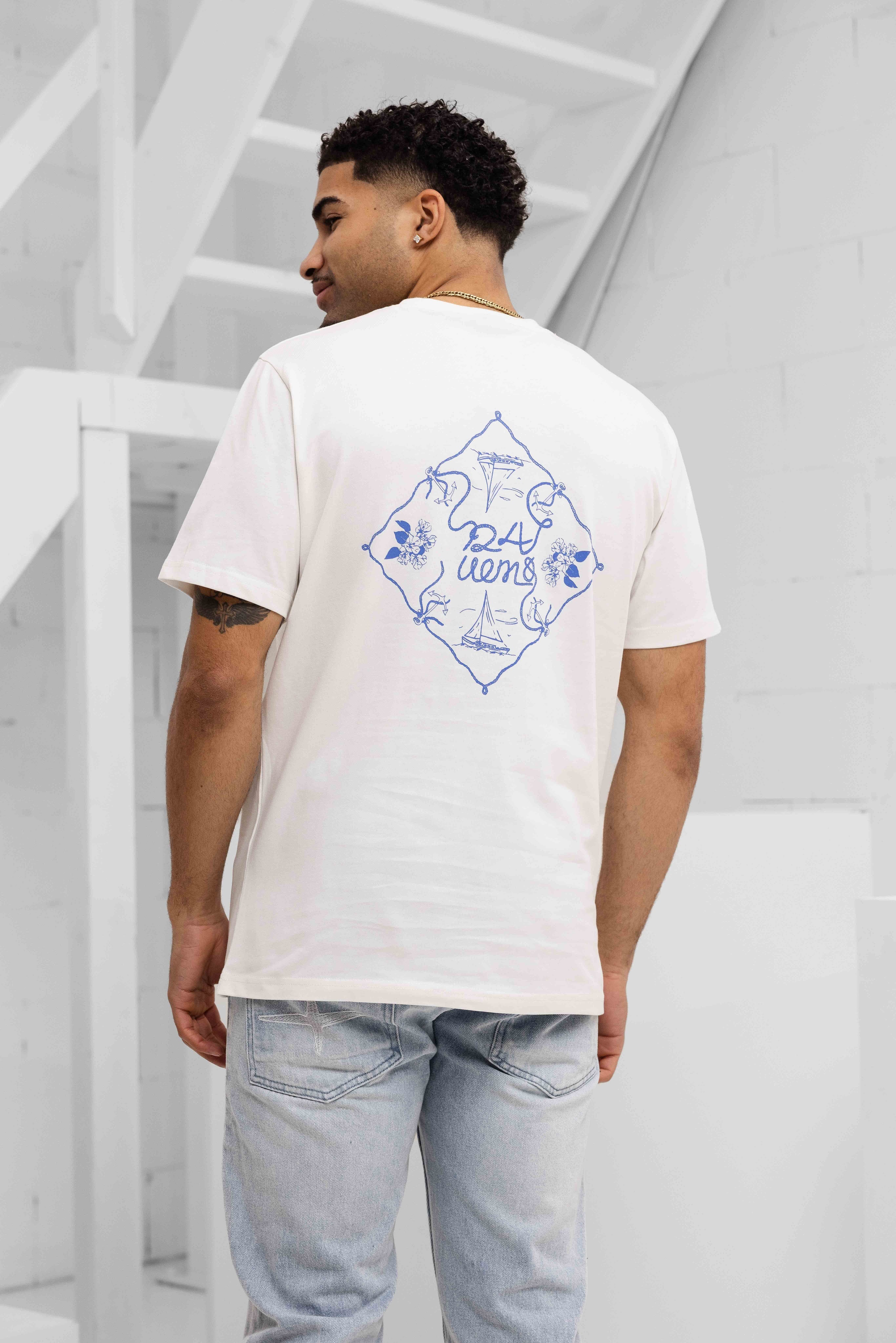 Riviera T-shirt Heren Off-White