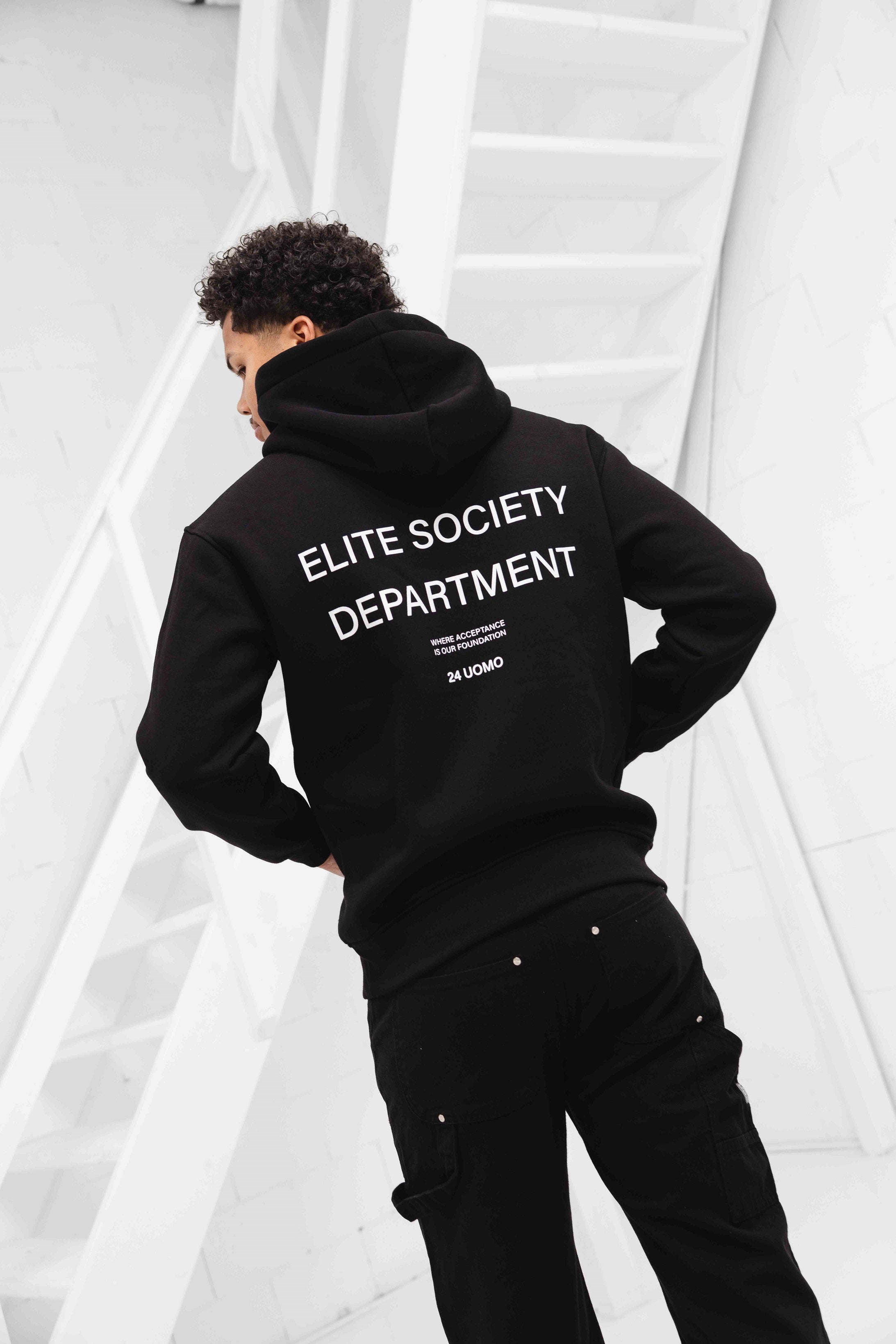 Elite Society Hoodie Zwart