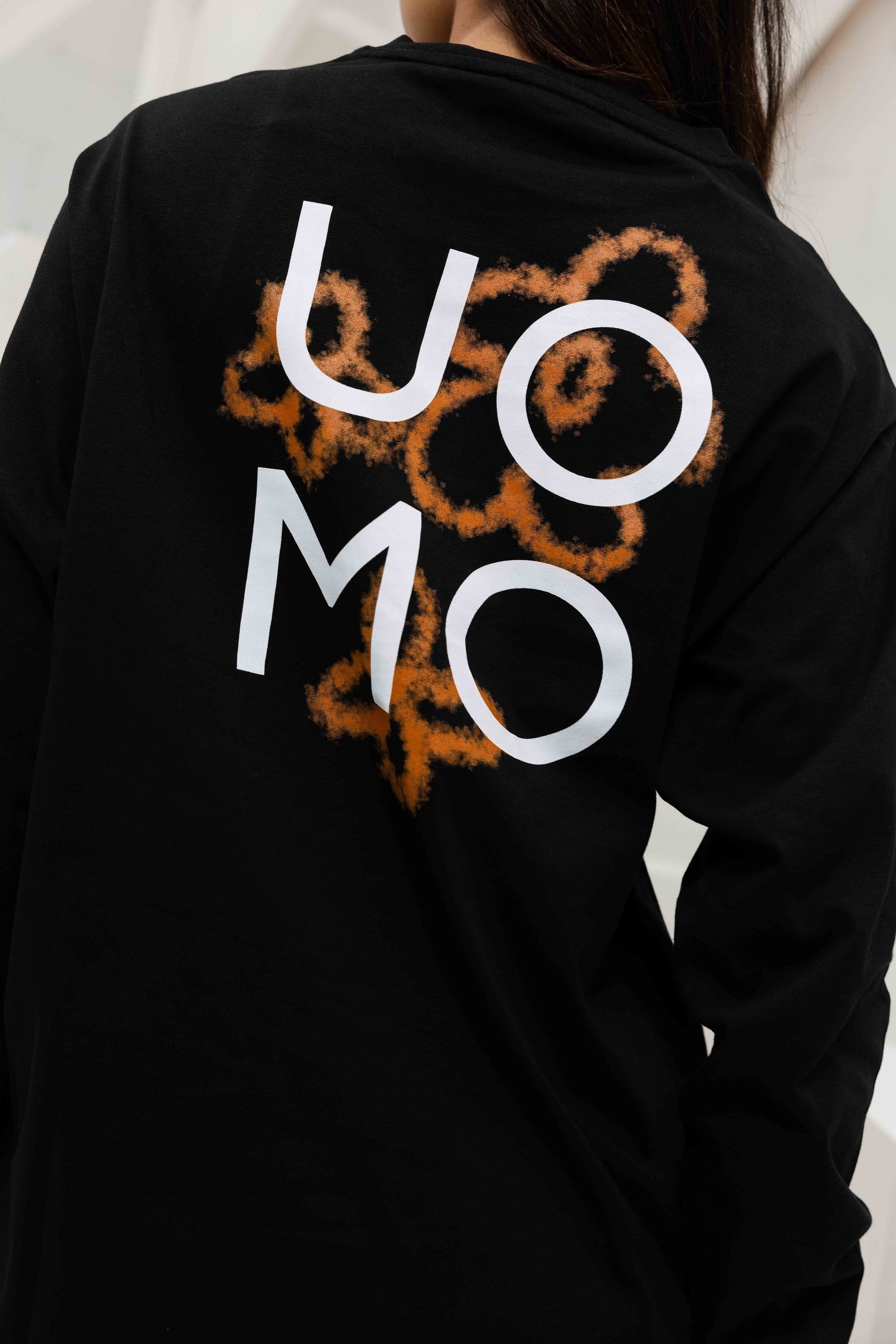 Flora 2.0 Longsleeve Shirt Women Black/Orange